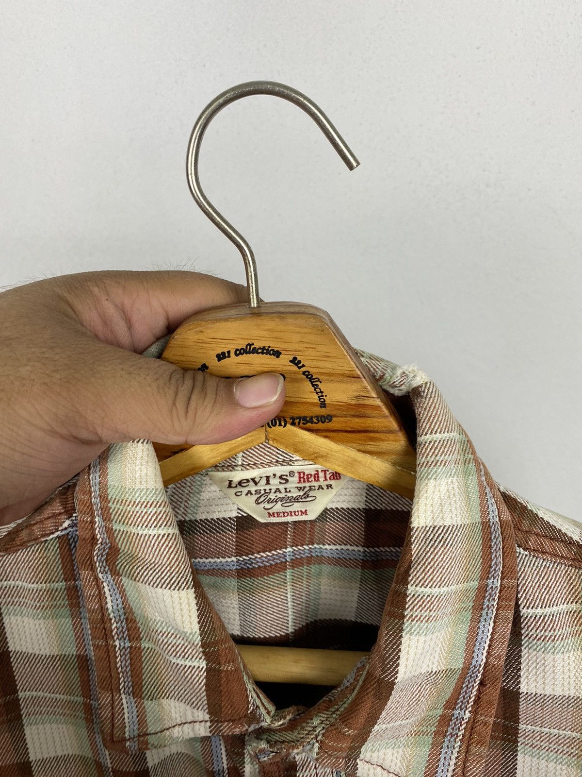 Levi's Vintage Levi’s Clothing Flannel Shirt Size US M / EU 48-50 / 2 - 8 Thumbnail