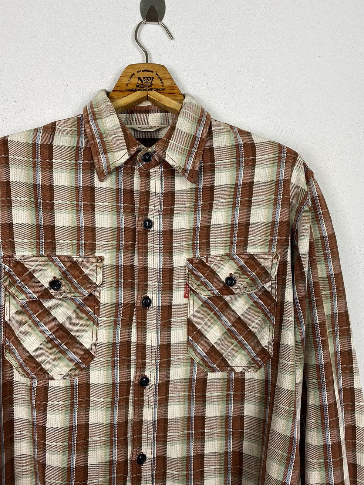 Levi's Vintage Levi’s Clothing Flannel Shirt Size US M / EU 48-50 / 2 - 3 Thumbnail
