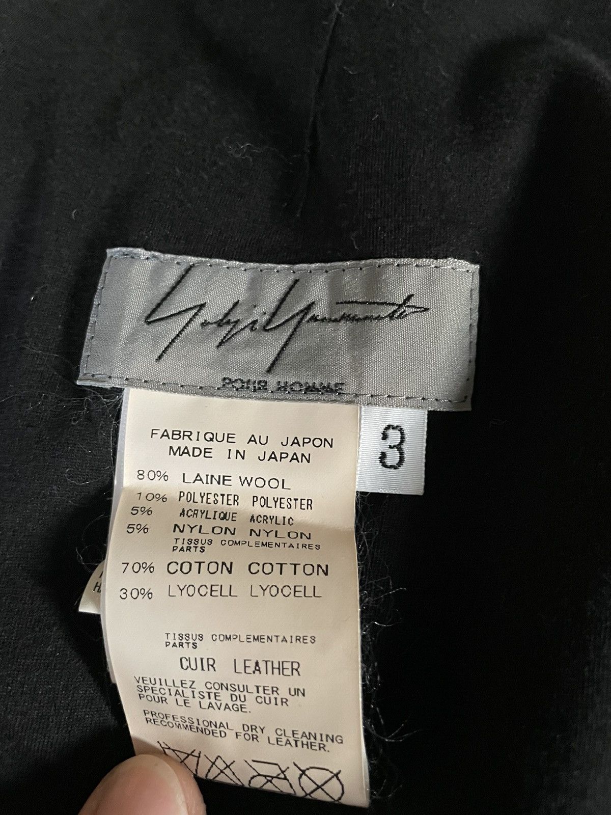 Yohji Yamamoto Pleated Skirt in 100% Wool with Cuir Leather Waistbelt Size US 33 - 6 Thumbnail