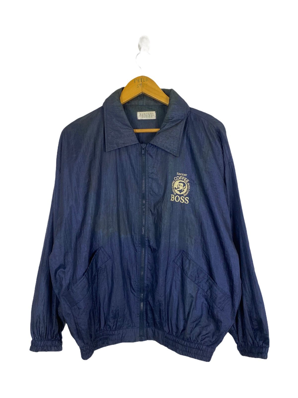 VINTAGE SUNTORY COFFEE BOSS BOMBER STYLE JACKET