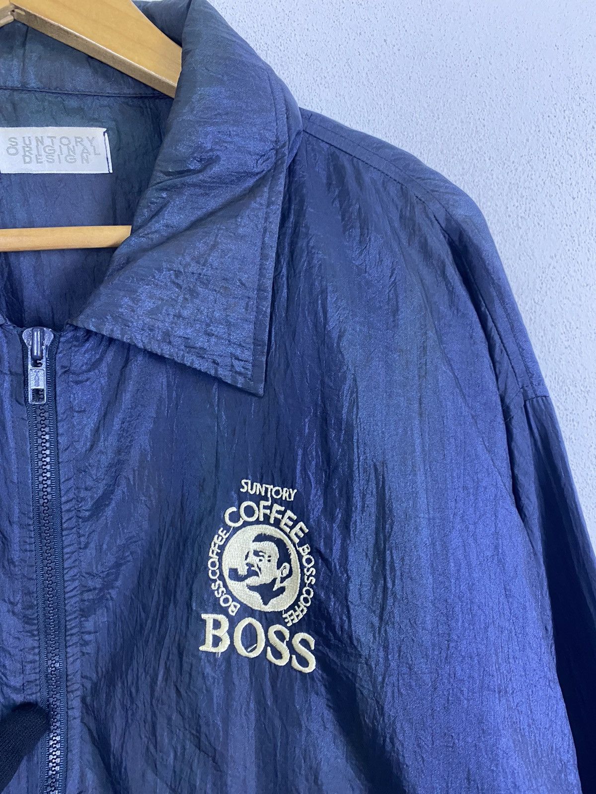 Japanese Brand × Vintage VINTAGE SUNTORY COFFEE BOSS BOMBER STYLE JACKET Size US L / EU 52-54 / 3 - 3 Thumbnail