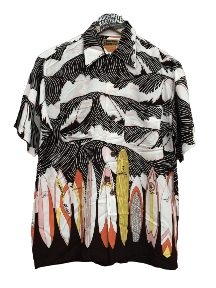 image of Vintage Pherrow’S Mahi Mahi Rider Hawaiian Shirt, Men's (Size Small)