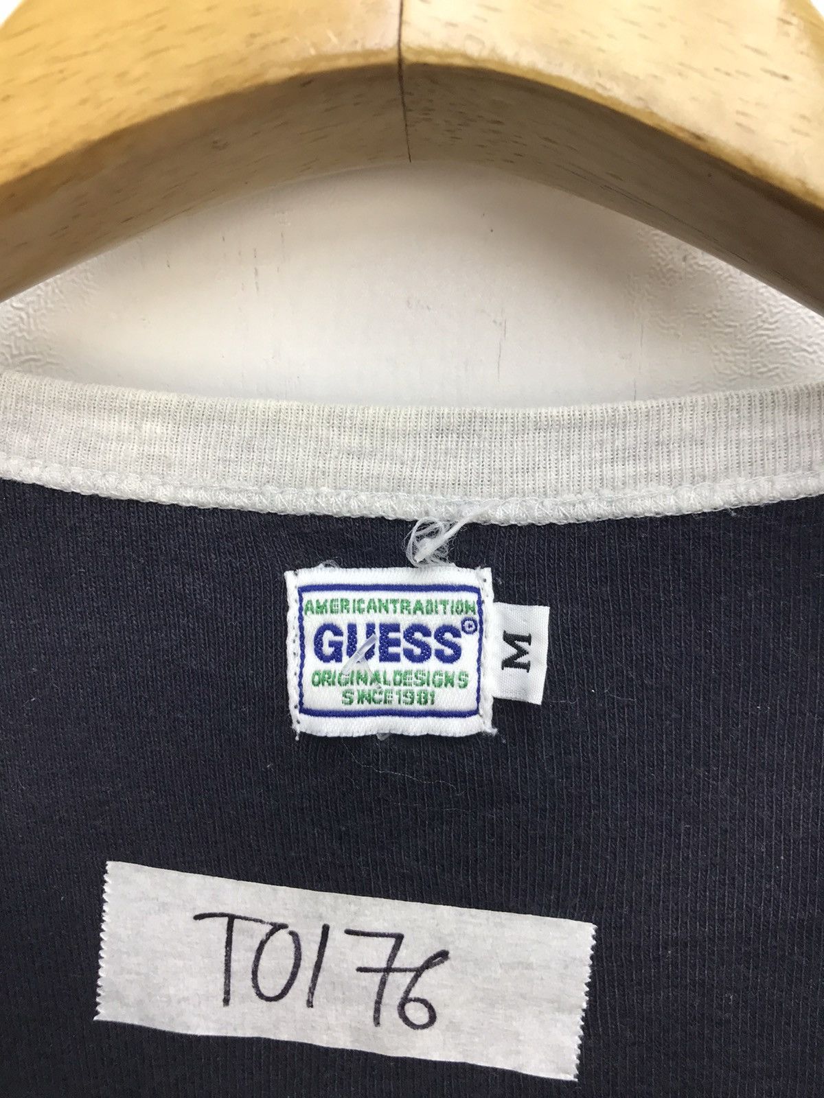 Guess Vintage Guess Spell Out Ringer Shirt Size US M / EU 48-50 / 2 - 4 Thumbnail
