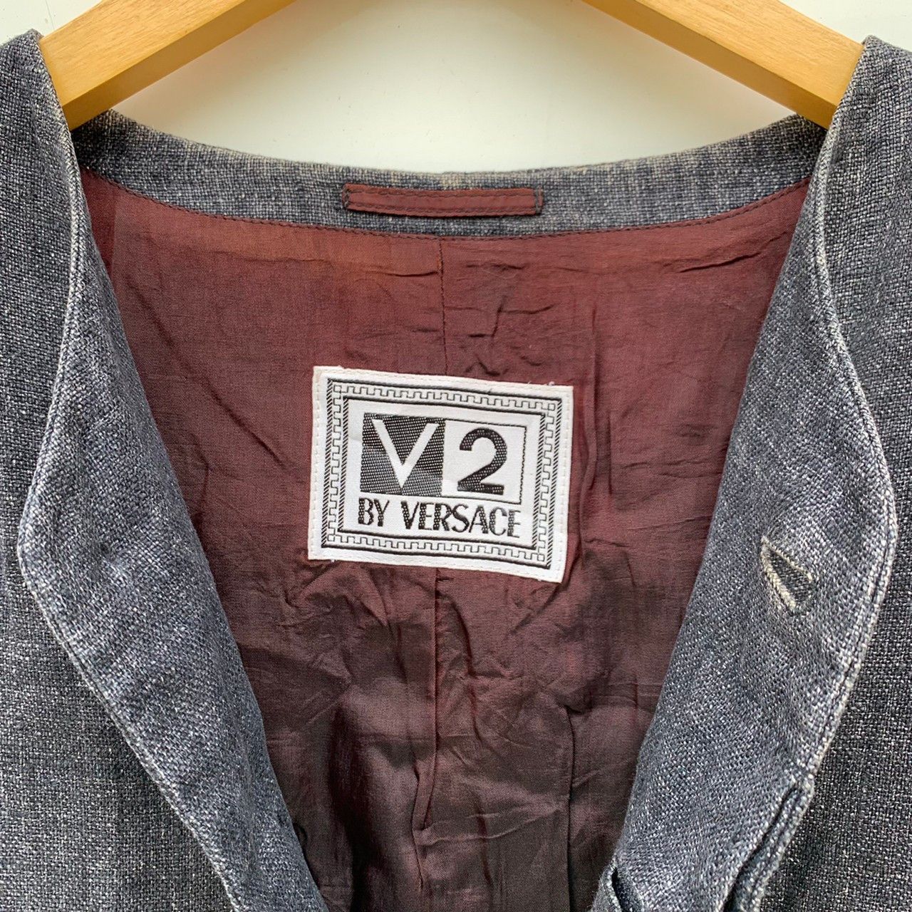 Versace × Versace Jeans Couture V2 by Versace Linen Jacket Size US L / EU 52-54 / 3 - 3 Thumbnail