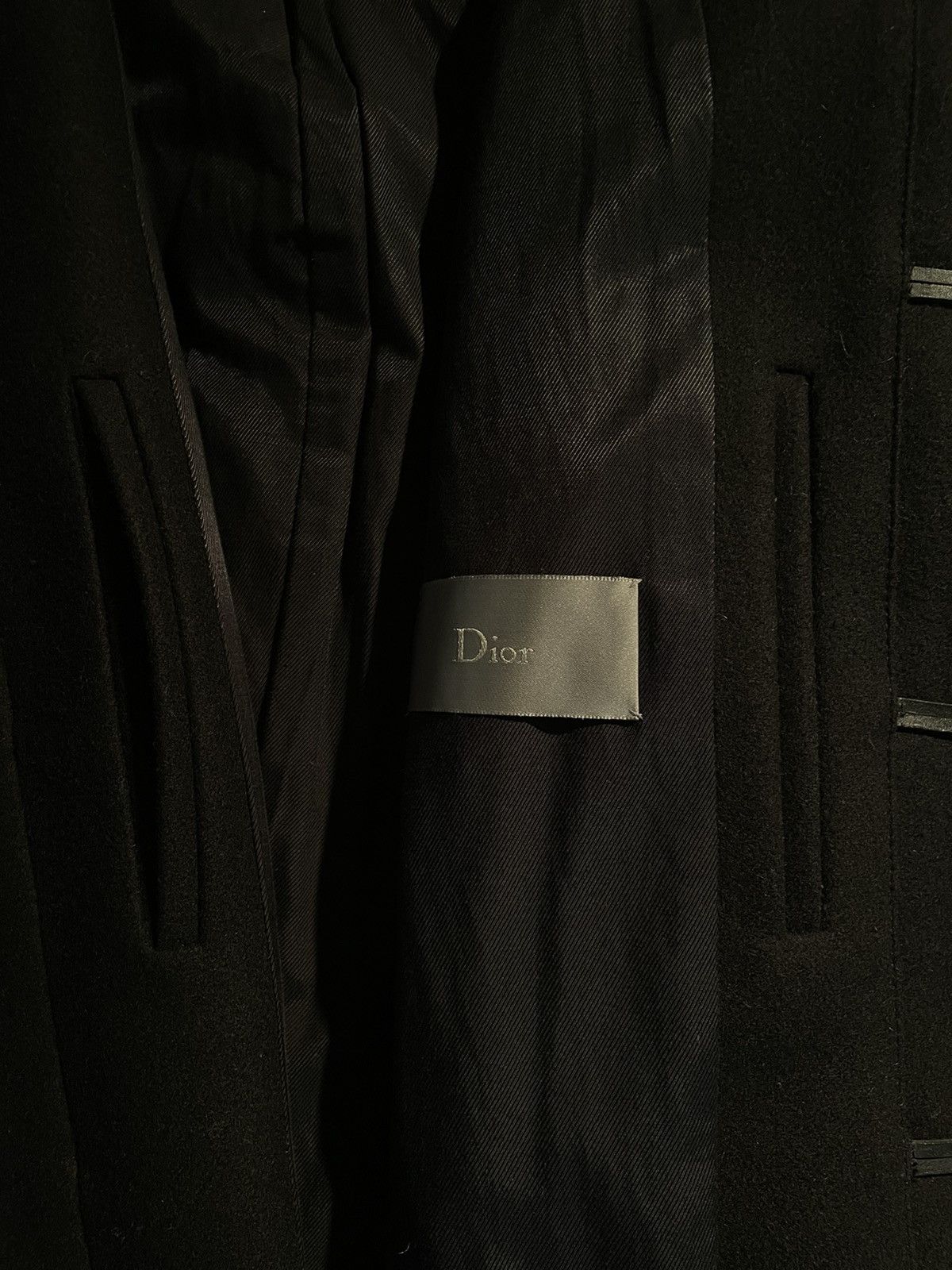 Dior × Kris Van Assche Dior Wool coat with toggle buttons Size US M / EU 48-50 / 2 - 6 Thumbnail