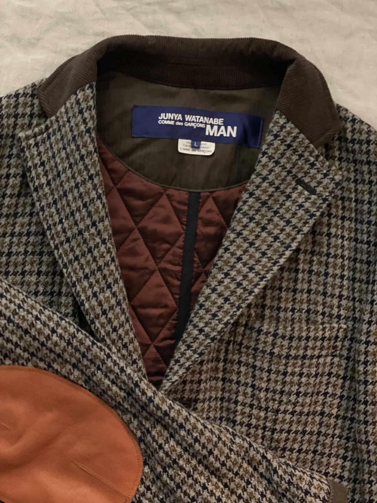 Comme des Garcons × Junya Watanabe Junya watanabe comme des garcons Patchwork coat Size US L / EU 52-54 / 3 - 6 Thumbnail