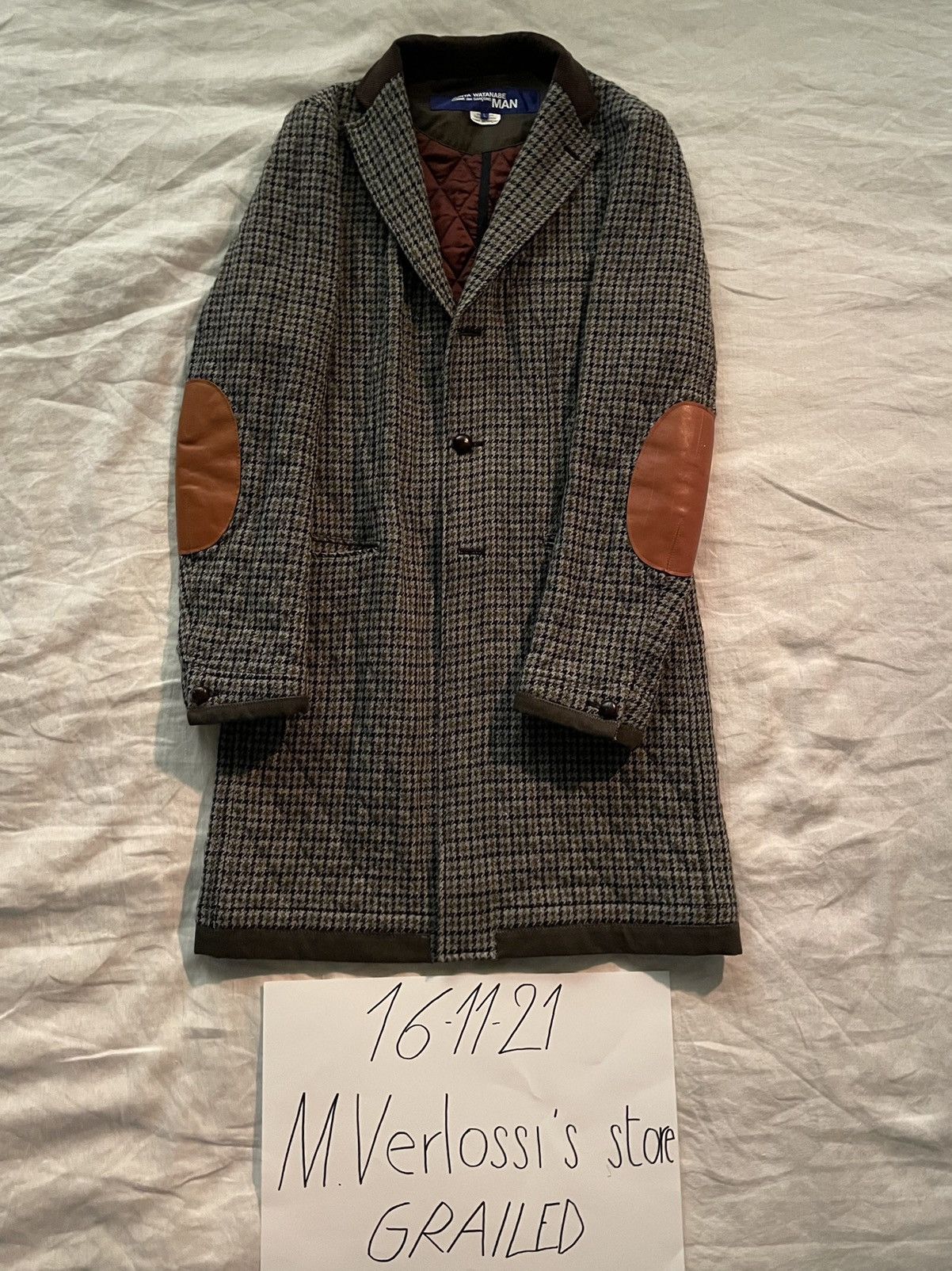 Comme des Garcons × Junya Watanabe Junya watanabe comme des garcons Patchwork coat Size US L / EU 52-54 / 3 - 4 Thumbnail