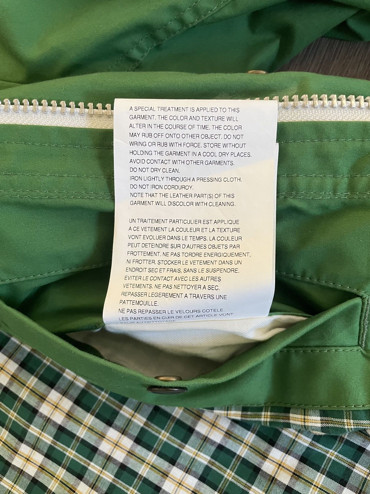 Comme des Garcons × Junya Watanabe Junya Watanabe Commes des Garçons Man green light jacket Size US S / EU 44-46 / 1 - 6 Thumbnail
