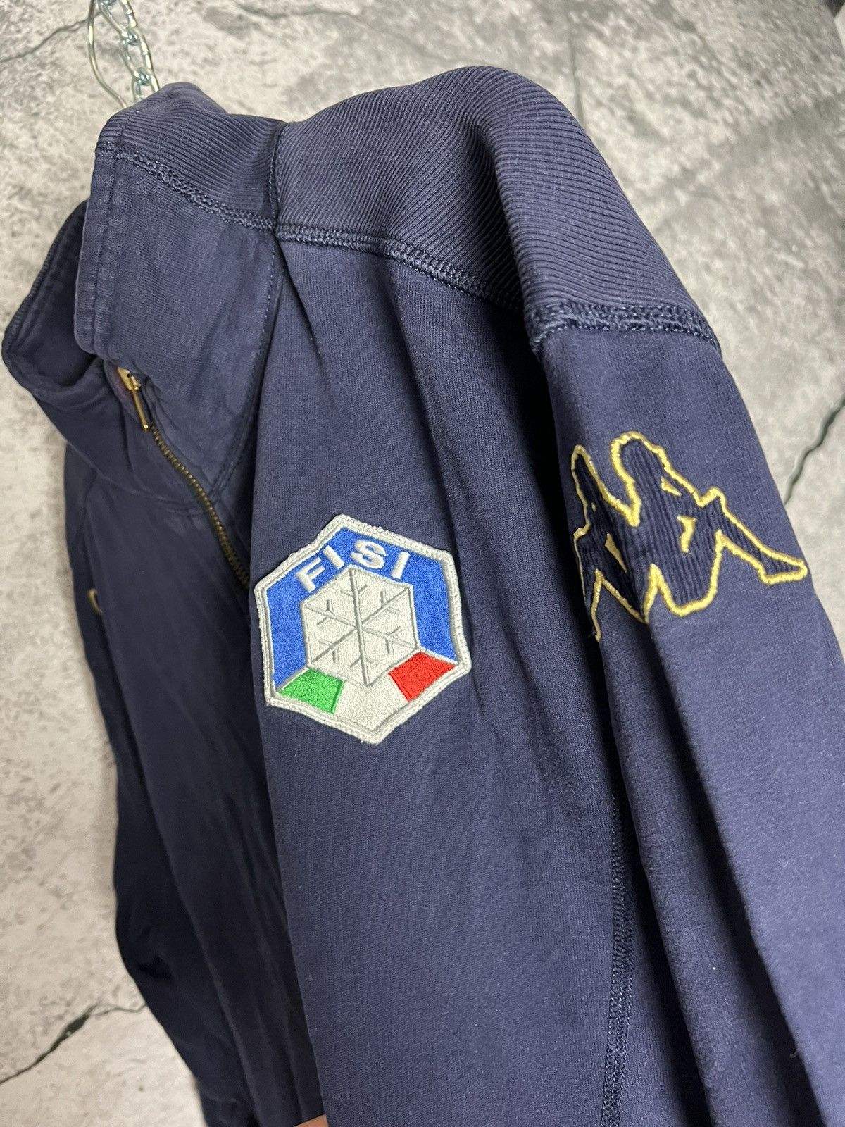 Kappa Kappa Italian ski team zip sweatshirt Size US XXL / EU 58 / 5 - 4 Thumbnail