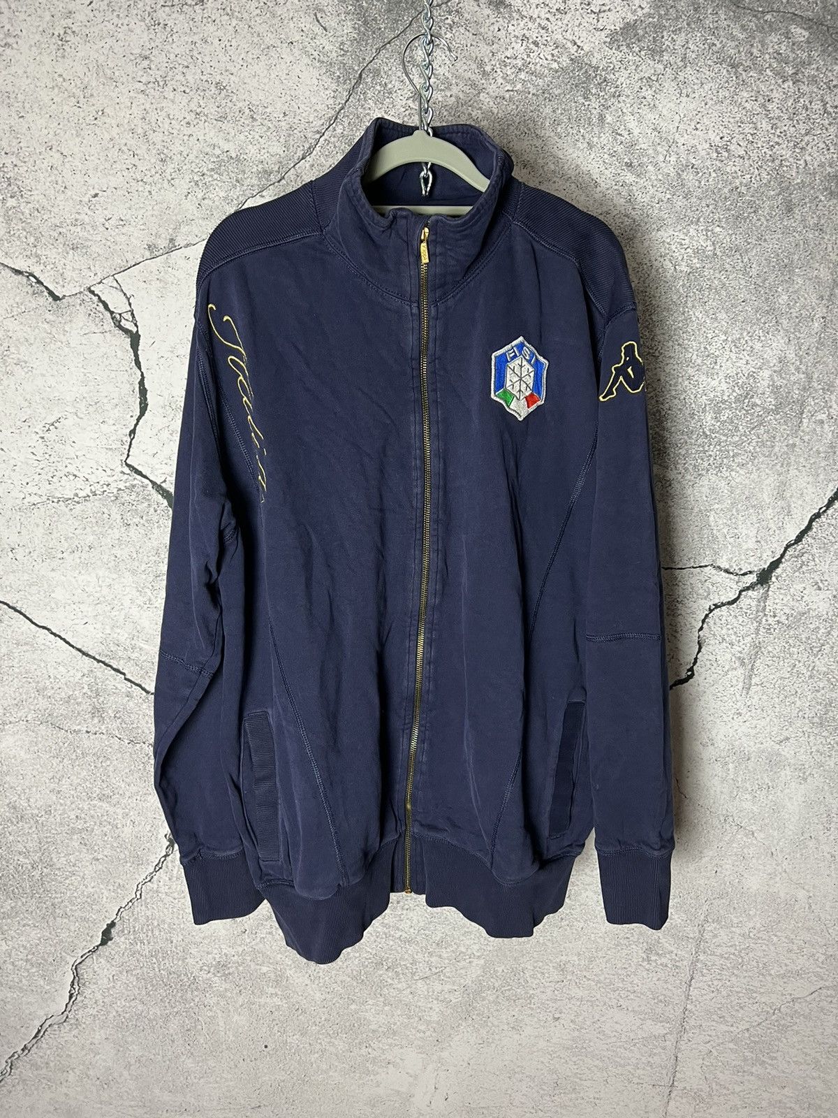 Kappa Kappa Italian ski team zip sweatshirt Size US XXL / EU 58 / 5 - 1 Thumbnail