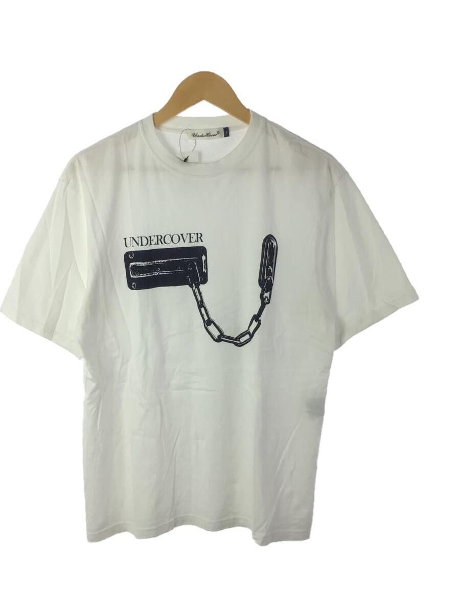 Pre-owned Undercover Door Lock Logo Tee In White