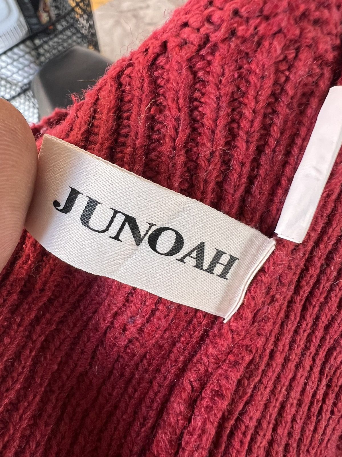 Vintage Vintage Junoah Red cardigan Size US L / EU 52-54 / 3 - 5 Thumbnail