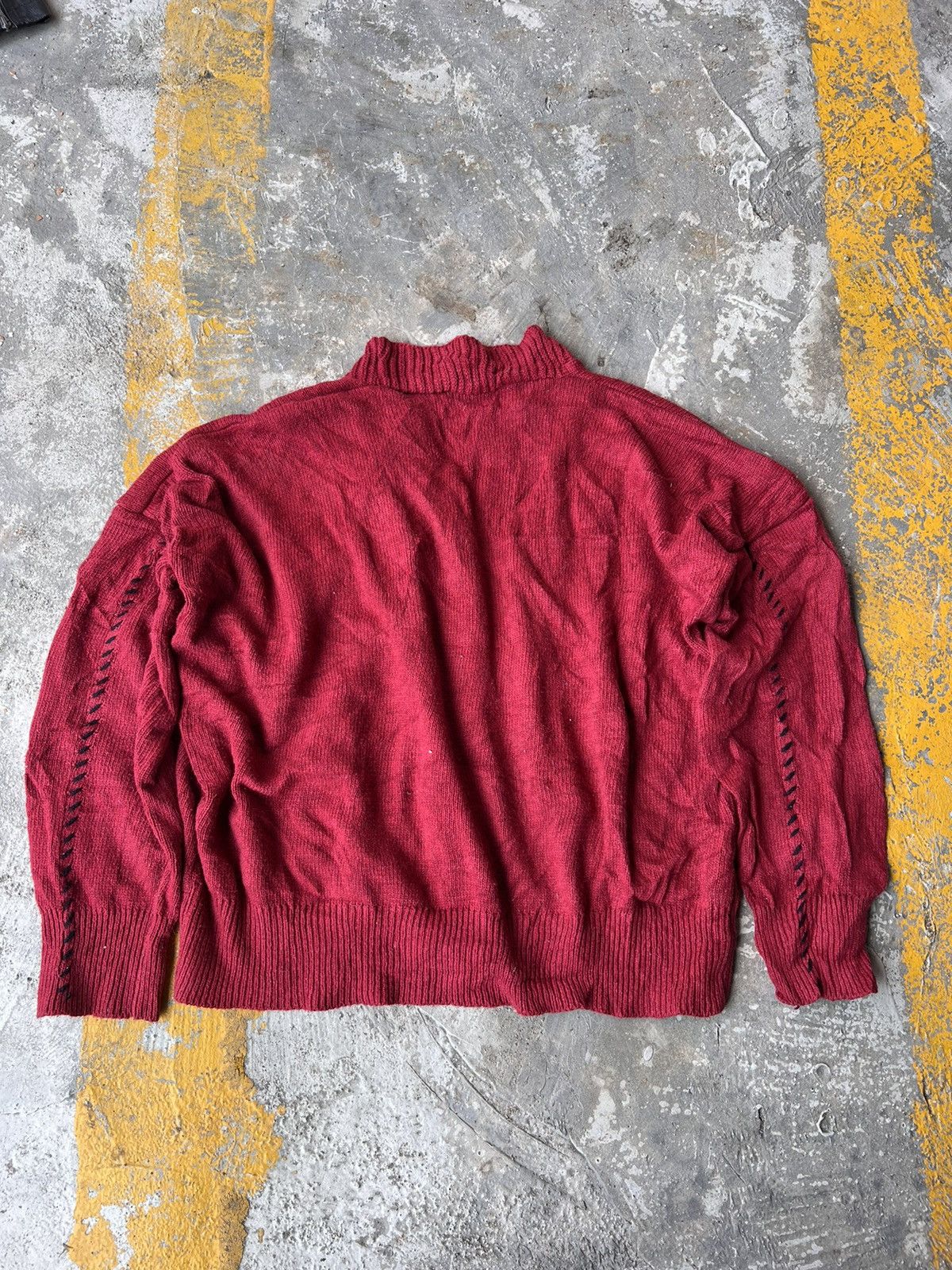 Vintage Vintage Junoah Red cardigan Size US L / EU 52-54 / 3 - 6 Thumbnail