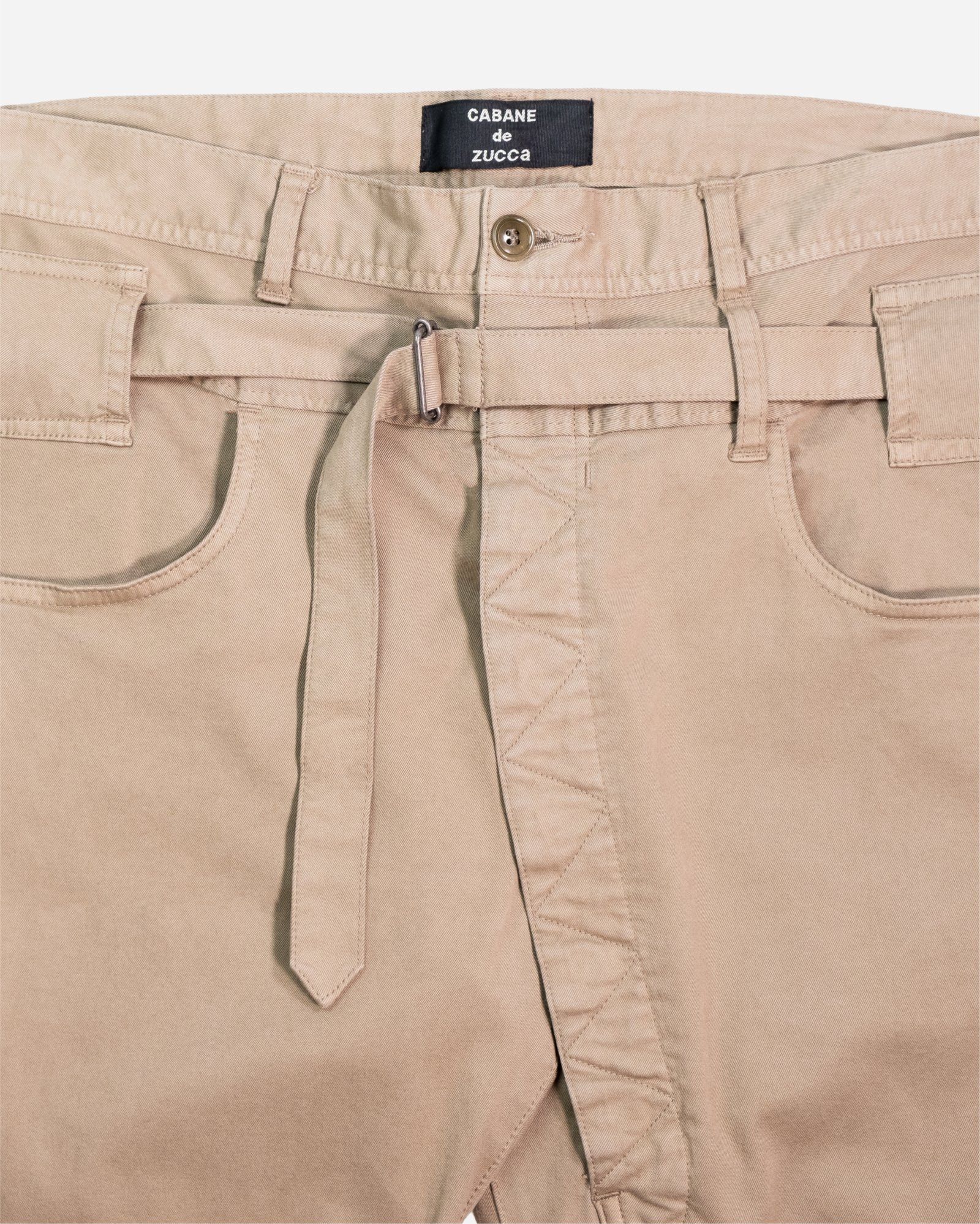CABANE de ZUCCa Zucca Belted Banana Fly Trousers - 00's Size US 32 / EU 48 - 3 Thumbnail