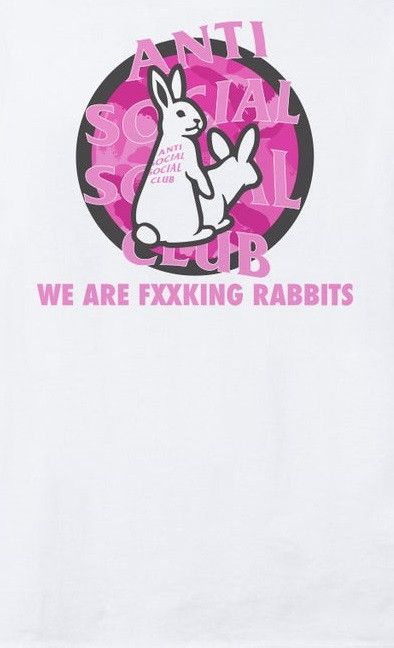 Anti Social Social Club × FR2 DS Pink ASSC x FR2 Intercontinental White Tee BPAE KITH FOG Size US L / EU 52-54 / 3 - 3 Thumbnail