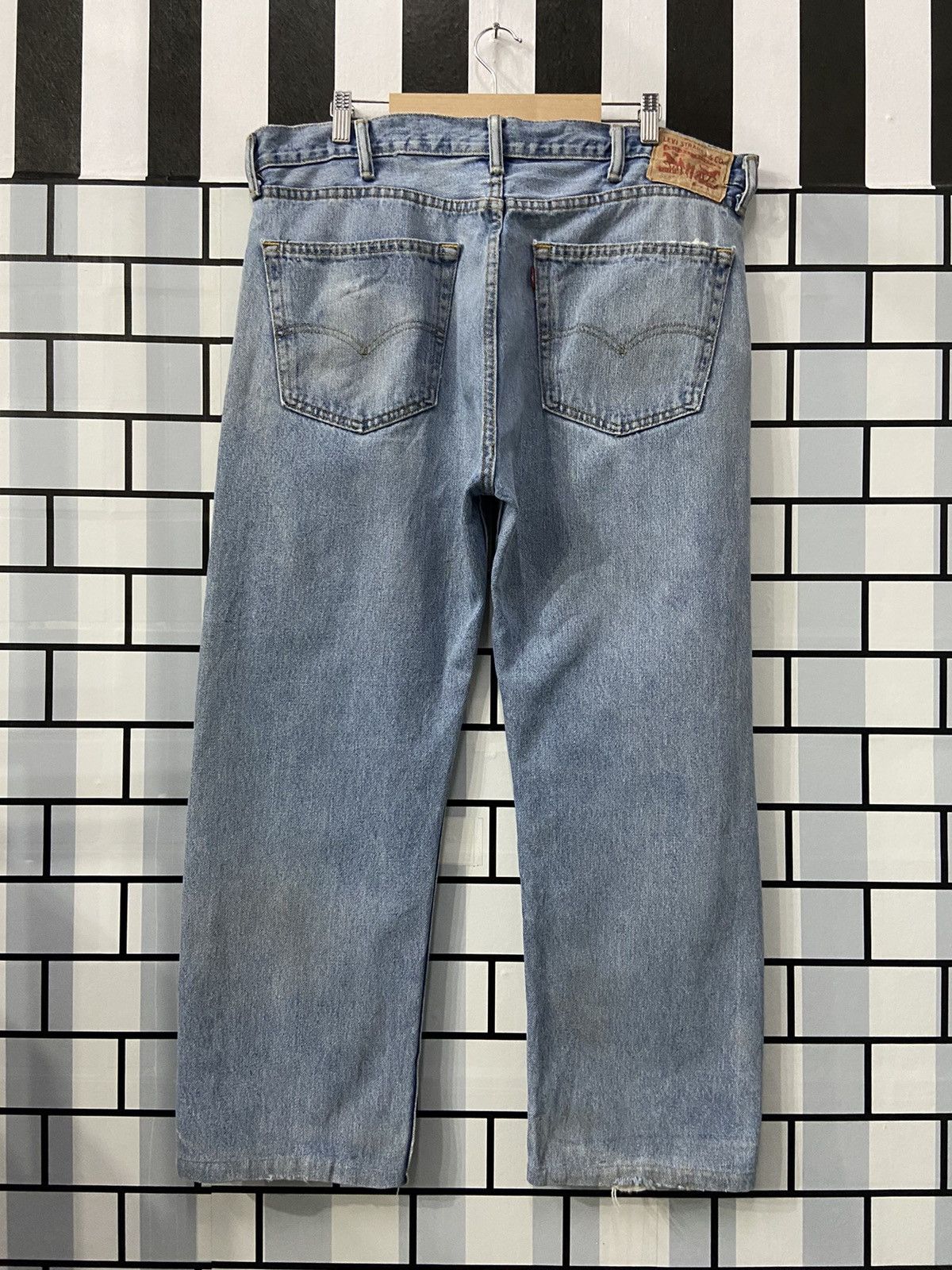 Levi's Vintage Levi’s 505 Light Wash Distressed Denim Pants Size US 38 / EU 54 - 2 Thumbnail
