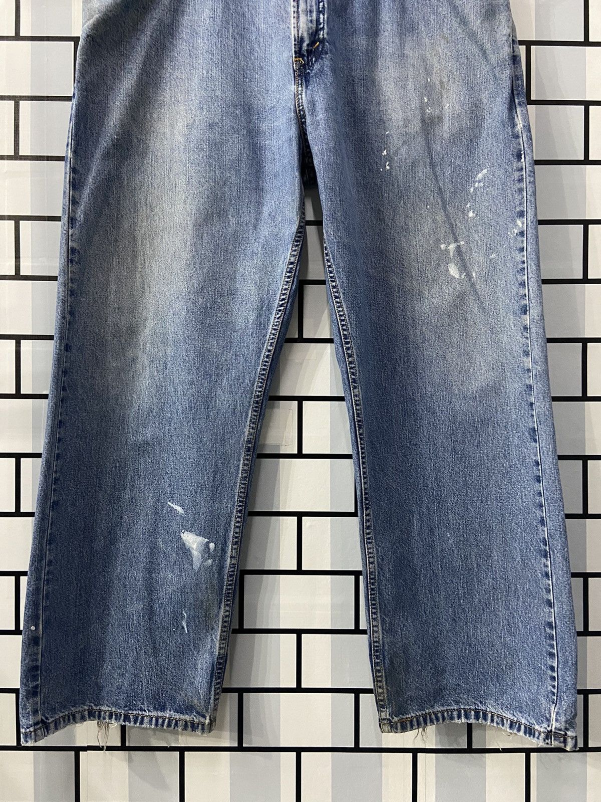 Levi's Vintage Levi’s 569 Dirty Faded Blue Denim Pants Size US 38 / EU 54 - 5 Thumbnail