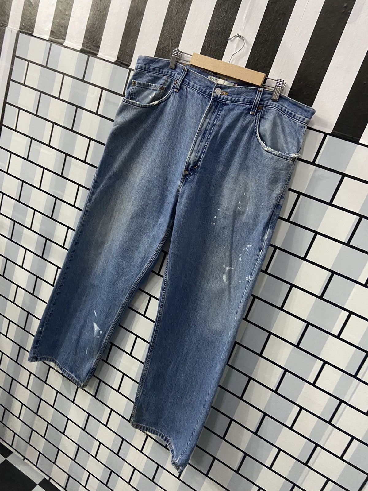 Levi's Vintage Levi’s 569 Dirty Faded Blue Denim Pants Size US 38 / EU 54 - 3 Thumbnail