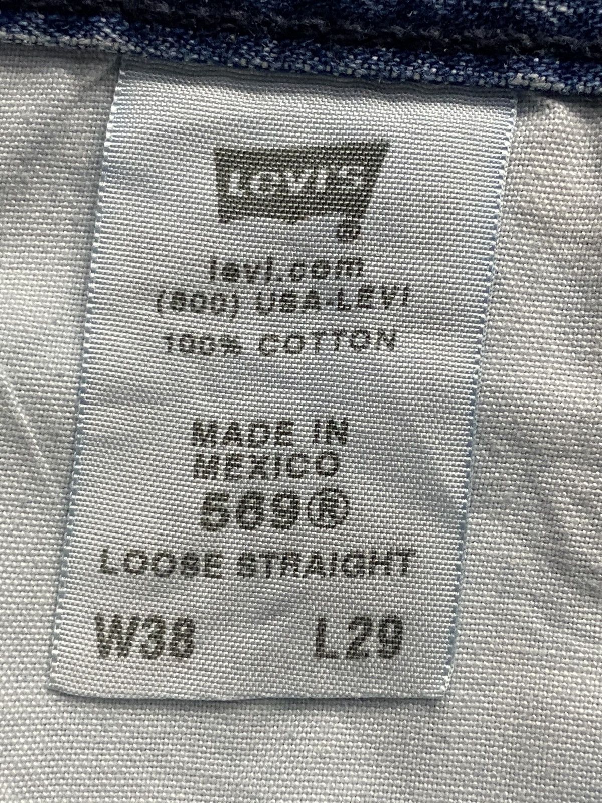 Levi's Vintage Levi’s 569 Dirty Faded Blue Denim Pants Size US 38 / EU 54 - 19 Thumbnail