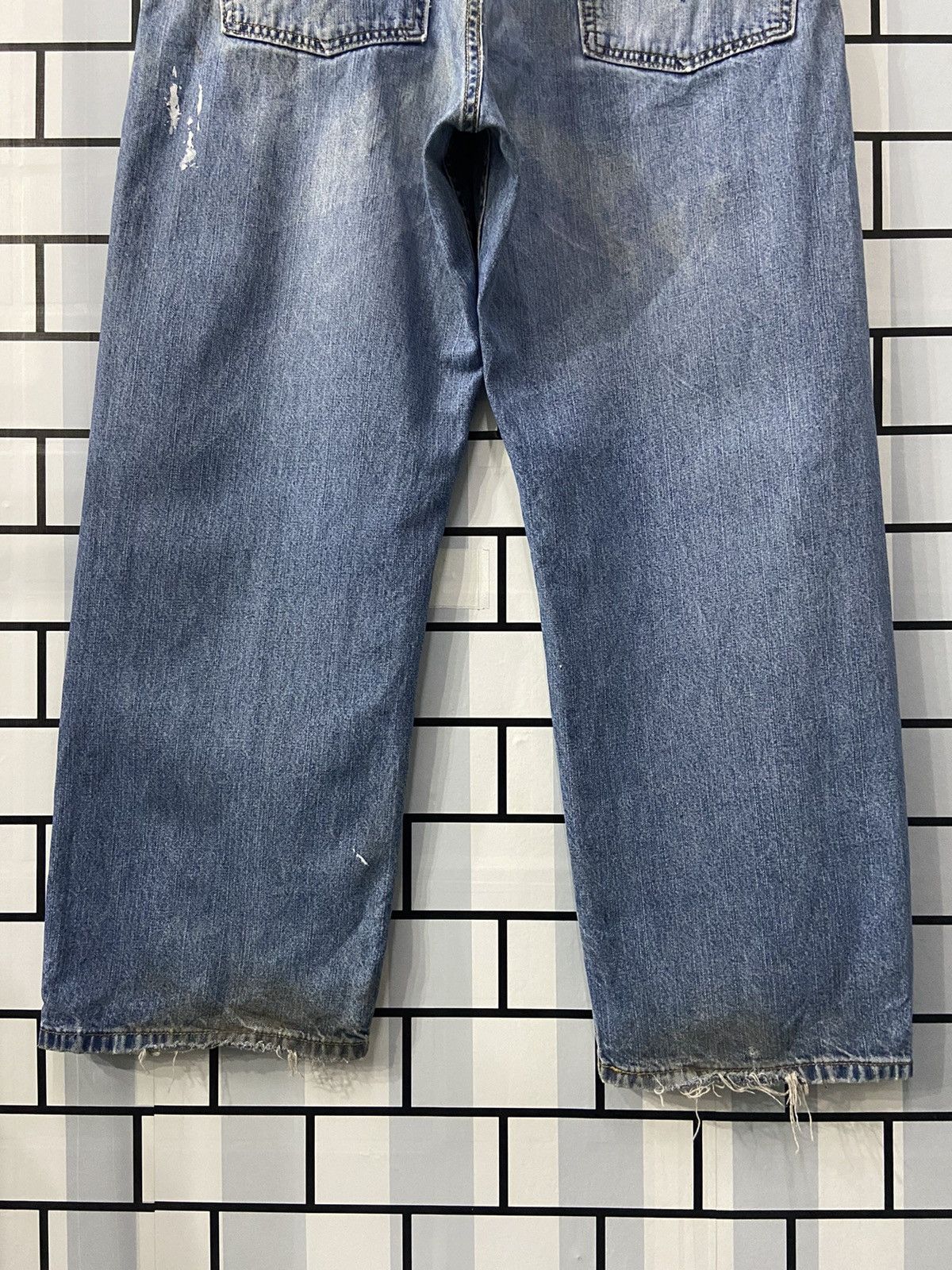 Levi's Vintage Levi’s 569 Dirty Faded Blue Denim Pants Size US 38 / EU 54 - 11 Thumbnail