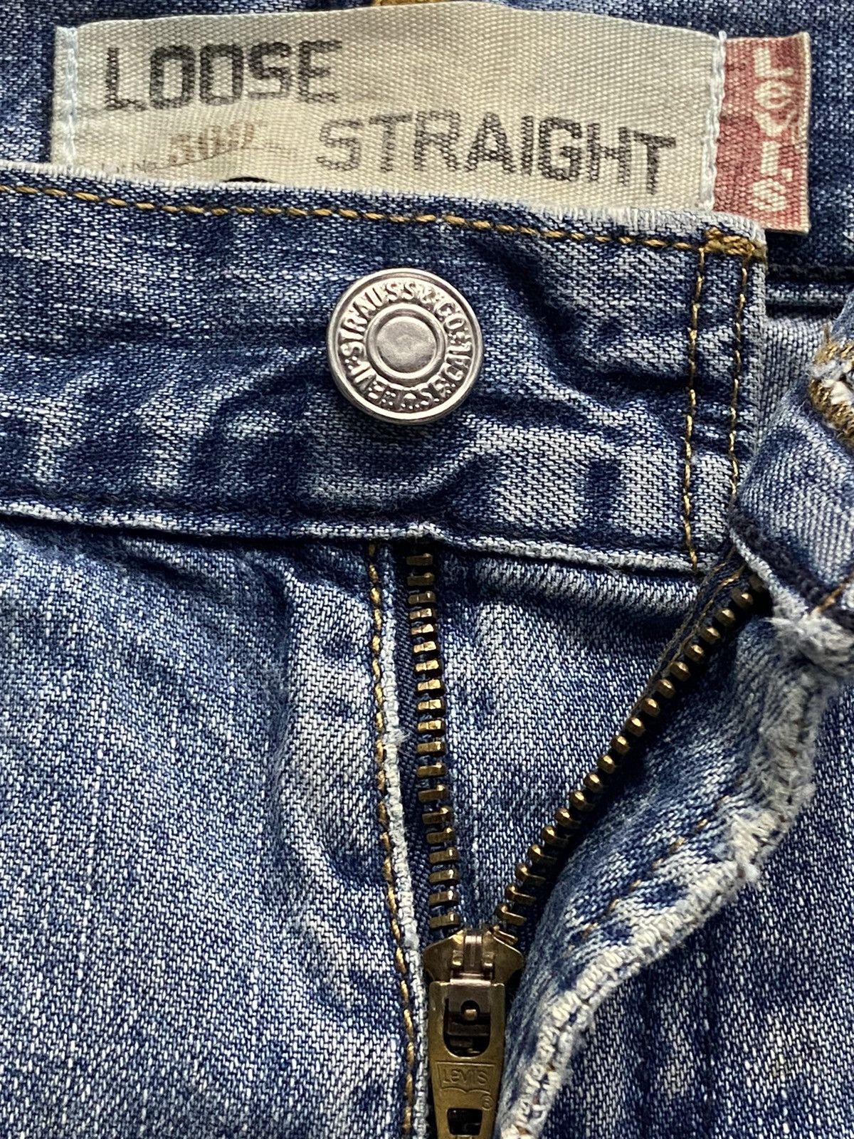 Levi's Vintage Levi’s 569 Dirty Faded Blue Denim Pants Size US 38 / EU 54 - 18 Thumbnail