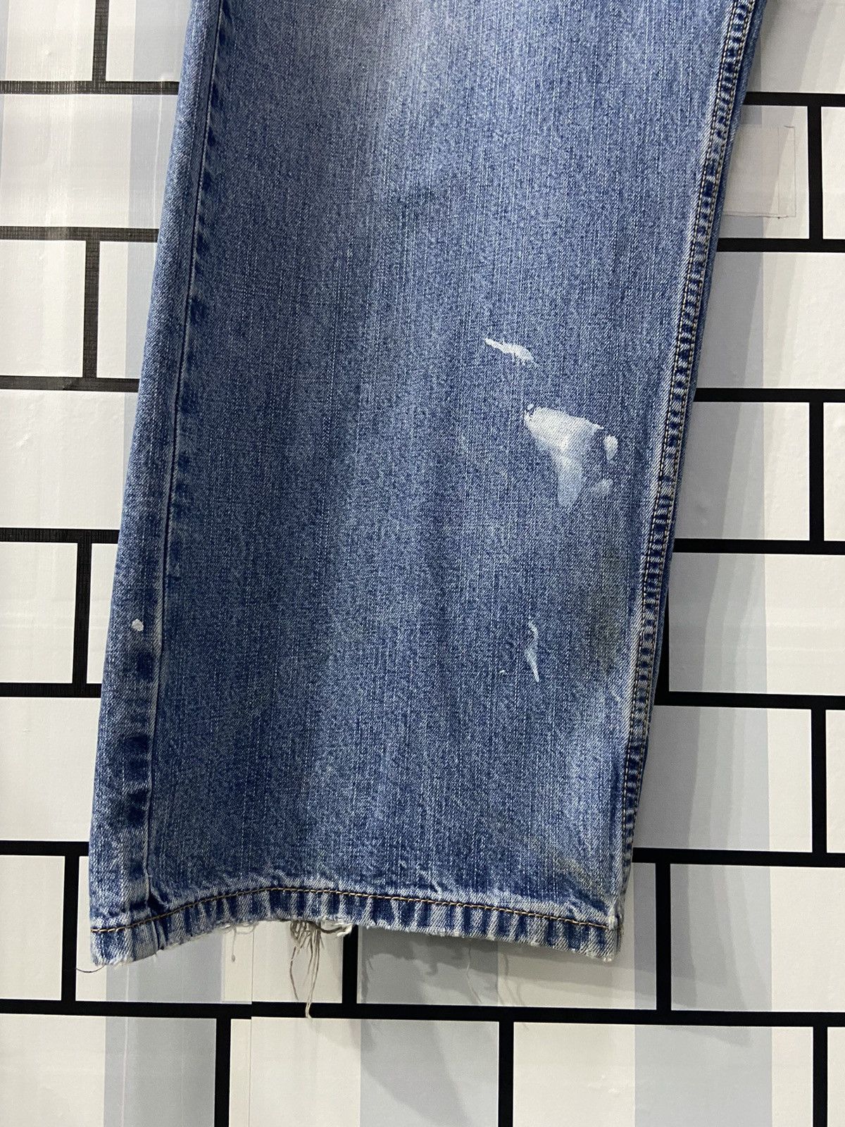 Levi's Vintage Levi’s 569 Dirty Faded Blue Denim Pants Size US 38 / EU 54 - 7 Thumbnail