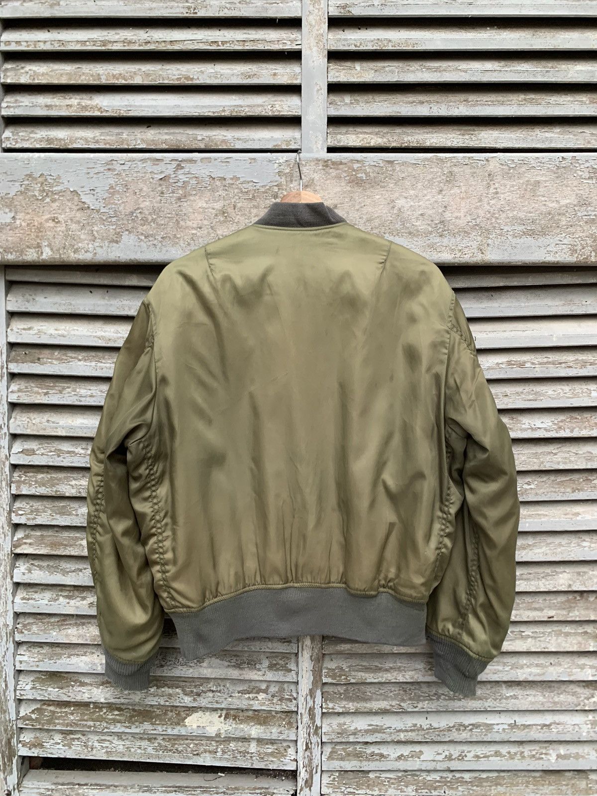 Vintage 🪖Vintage THRASHED MA-1 Man Intermediate Bomber Jacket Size US M / EU 48-50 / 2 - 8 Thumbnail