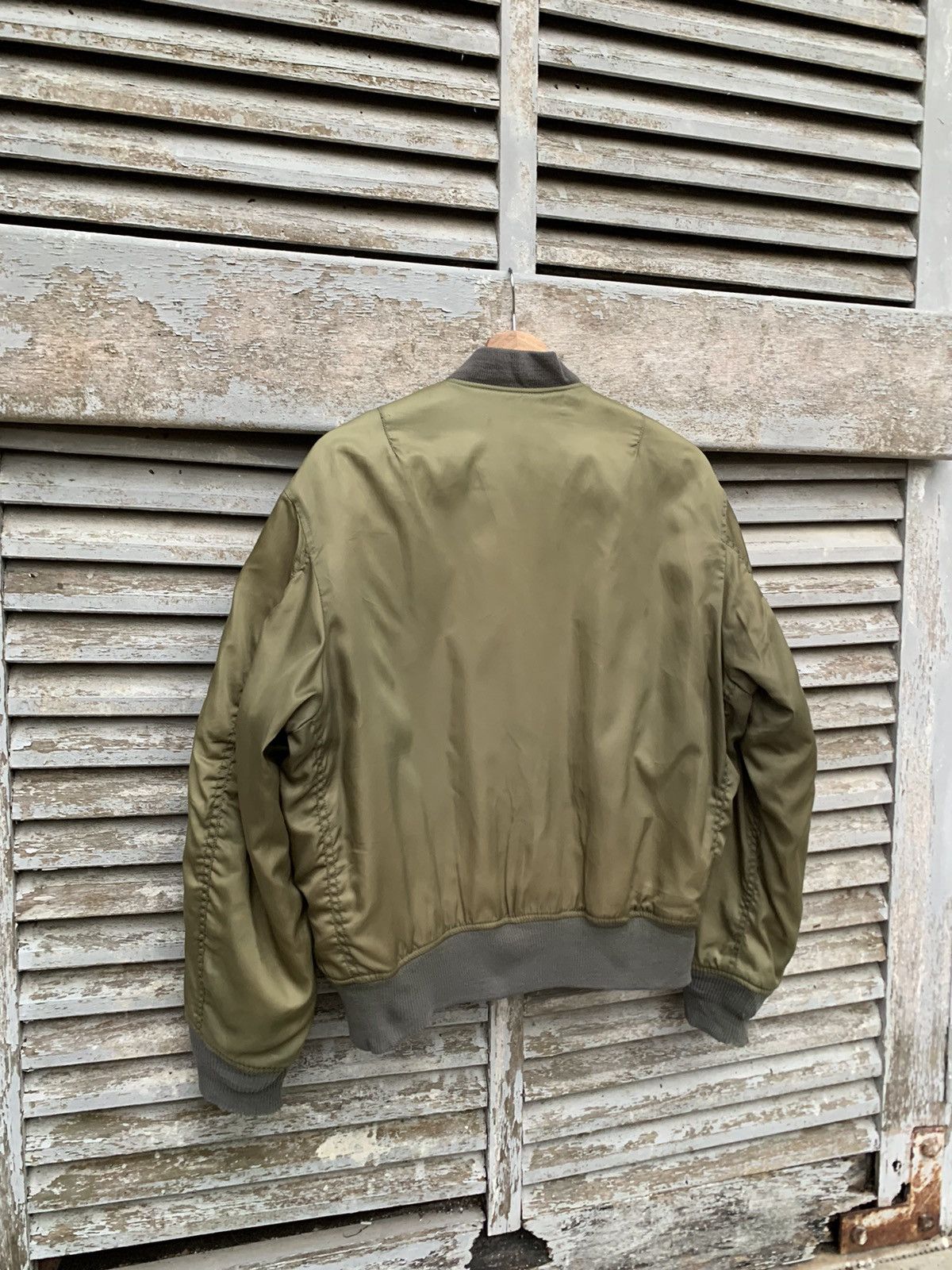 Vintage 🪖Vintage THRASHED MA-1 Man Intermediate Bomber Jacket Size US M / EU 48-50 / 2 - 9 Thumbnail