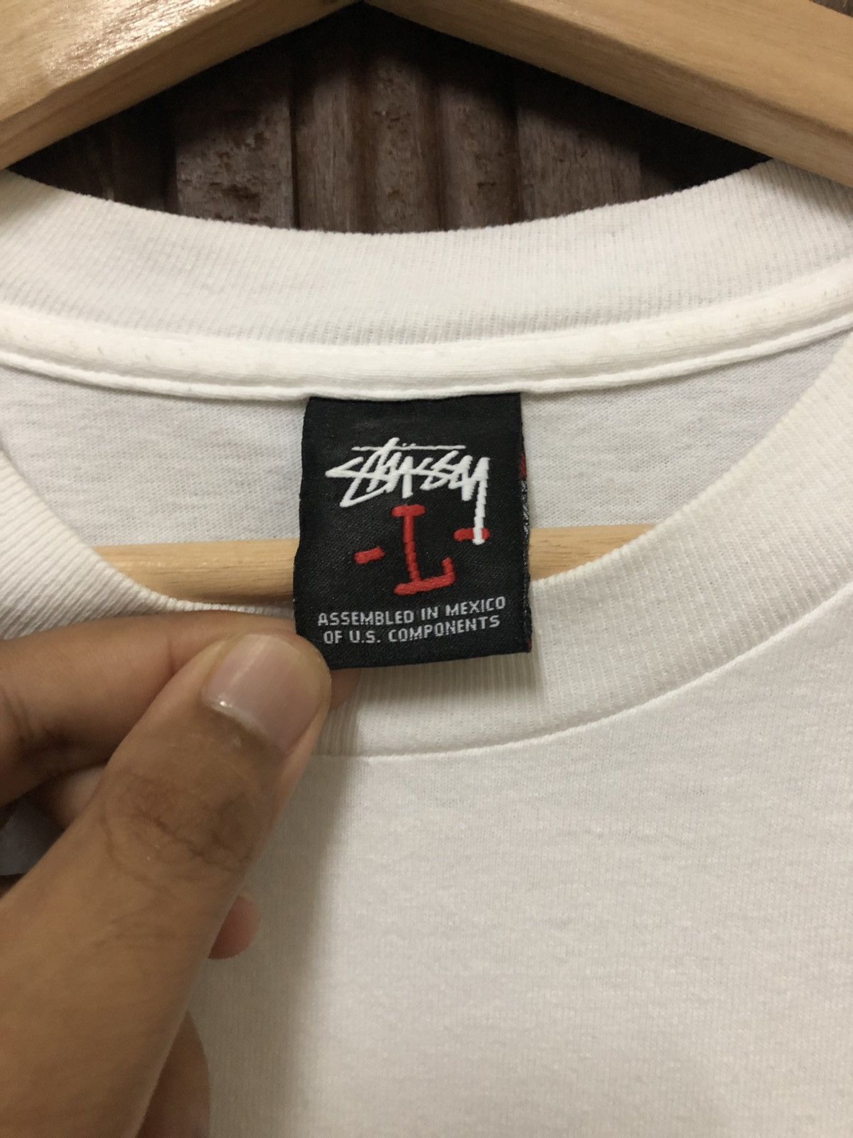 Stussy × Vintage Vintage Stussy Big Logo Multicolour Nice Rare T Shirt Size US L / EU 52-54 / 3 - 3 Thumbnail
