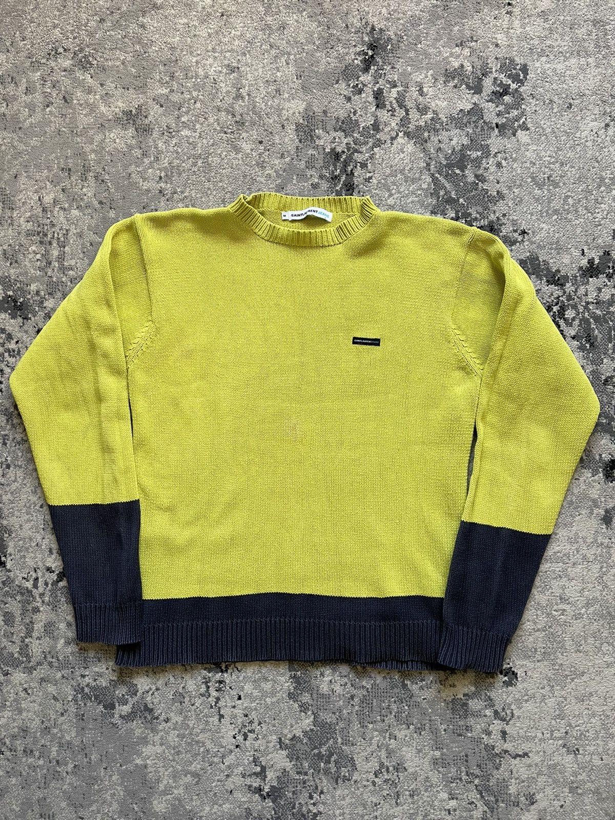Yves Saint Laurent Yves Saint Laurent sweater Green vintage M Size US M / EU 48-50 / 2 - 1 Thumbnail