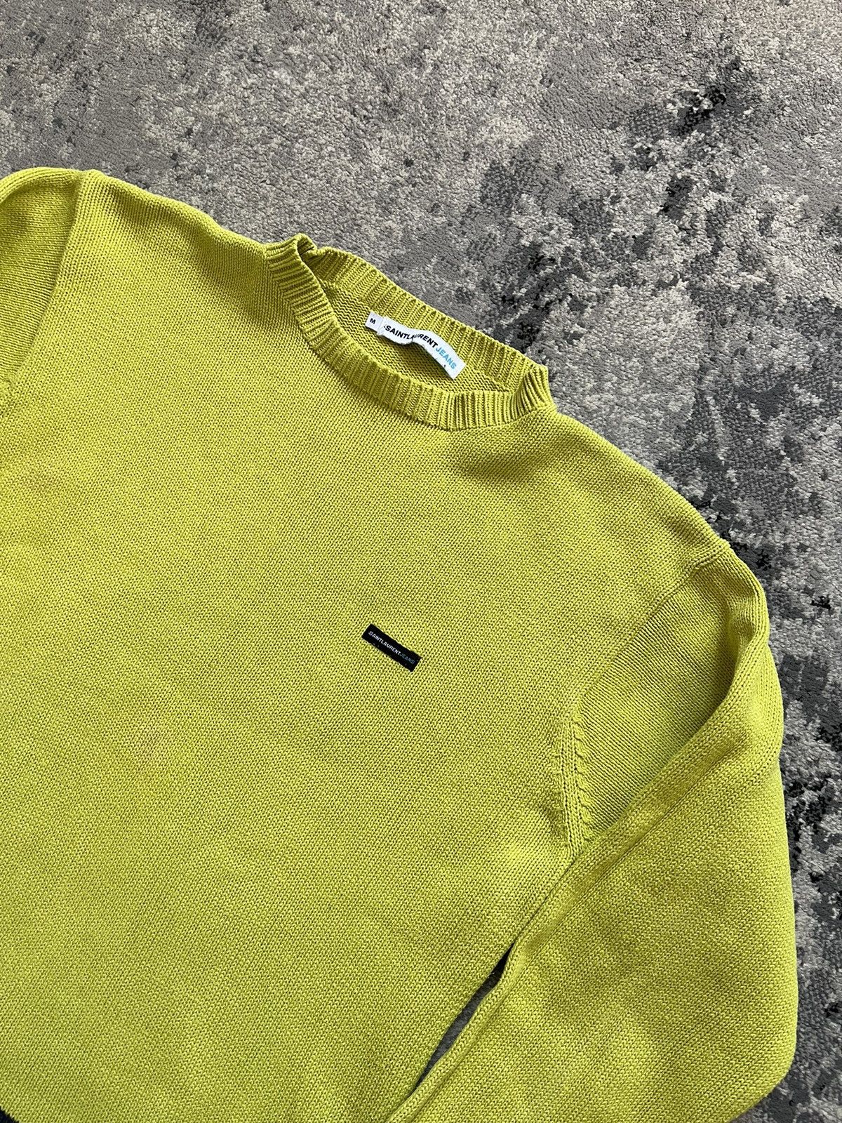 Yves Saint Laurent Yves Saint Laurent sweater Green vintage M Size US M / EU 48-50 / 2 - 2 Thumbnail