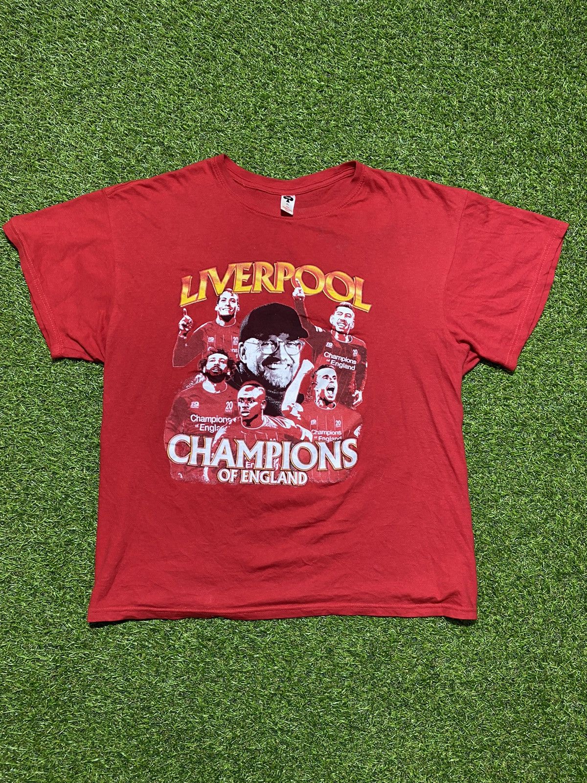 Vintage Vintage Liverpool tee Champions of England football size XL Size US XL / EU 56 / 4 - 1 Thumbnail