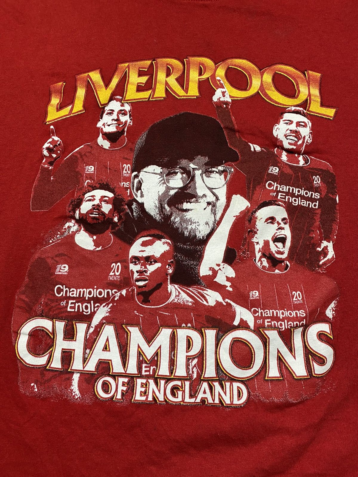 Vintage Vintage Liverpool tee Champions of England football size XL Size US XL / EU 56 / 4 - 2 Thumbnail