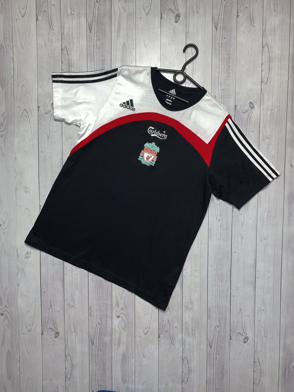 Adidas × Vintage Vintage adidas soccer tee Liverpool size L rare Size US L / EU 52-54 / 3 - 1 Thumbnail