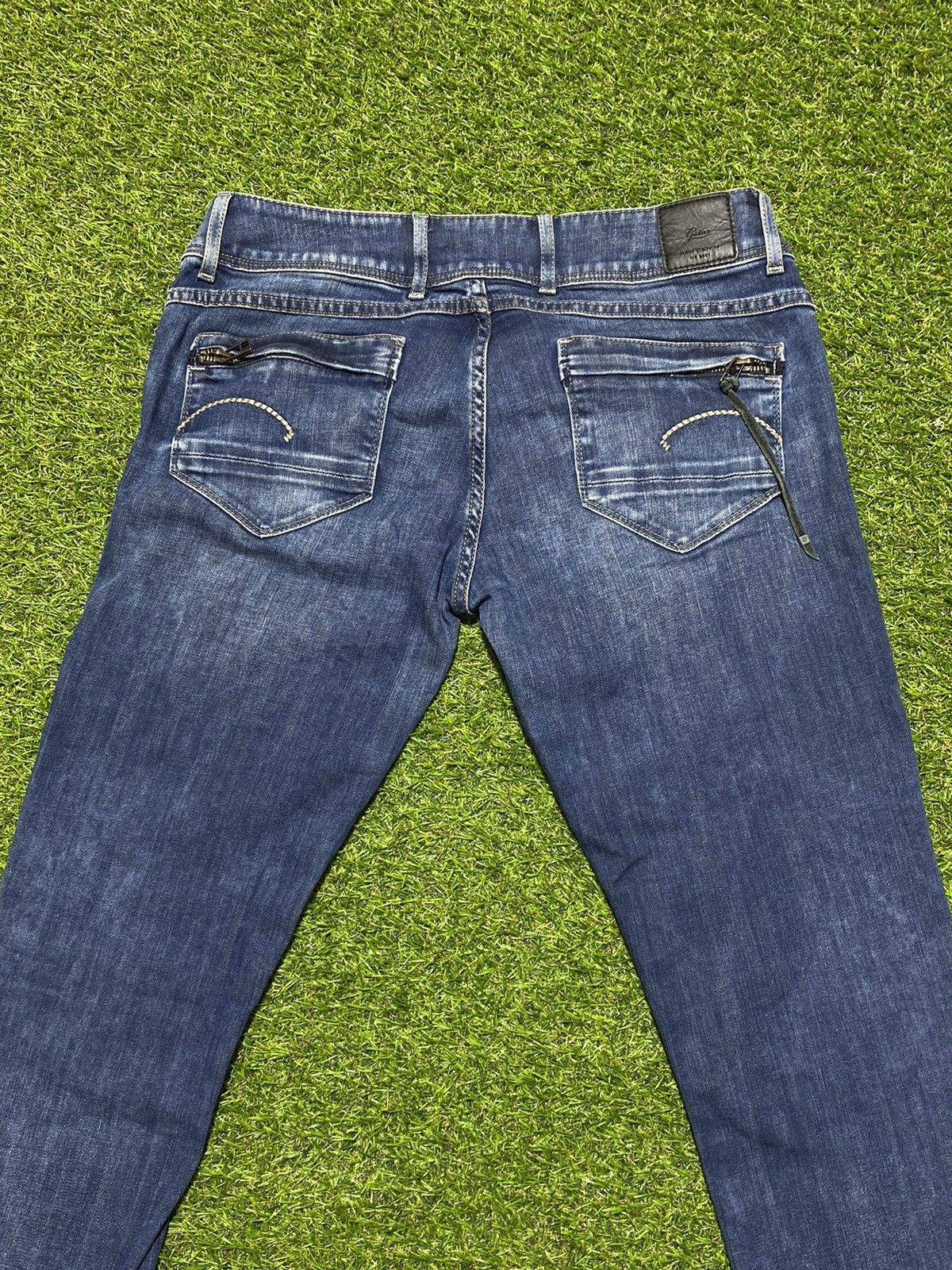 G-Star × Vintage Vintage G star raw denim faded jeans streetwear size 31x34 Size 31" - 1 Thumbnail