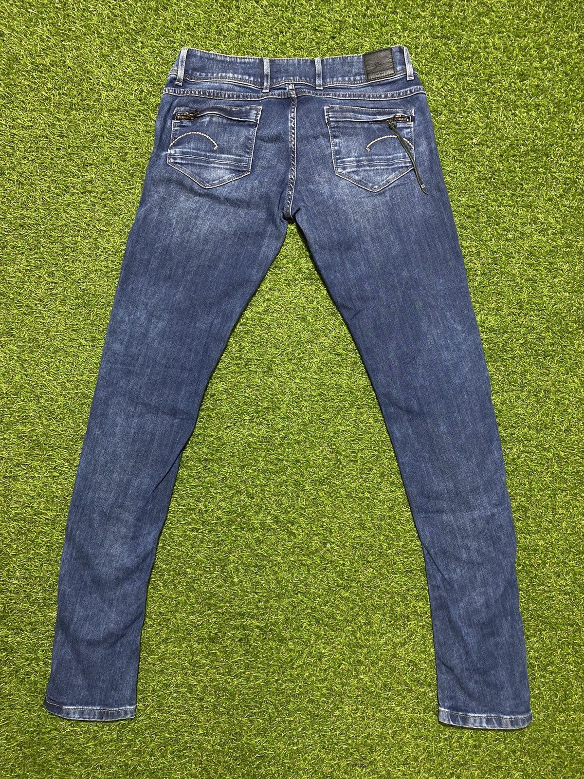 G-Star × Vintage Vintage G star raw denim faded jeans streetwear size 31x34 Size 31" - 2 Thumbnail
