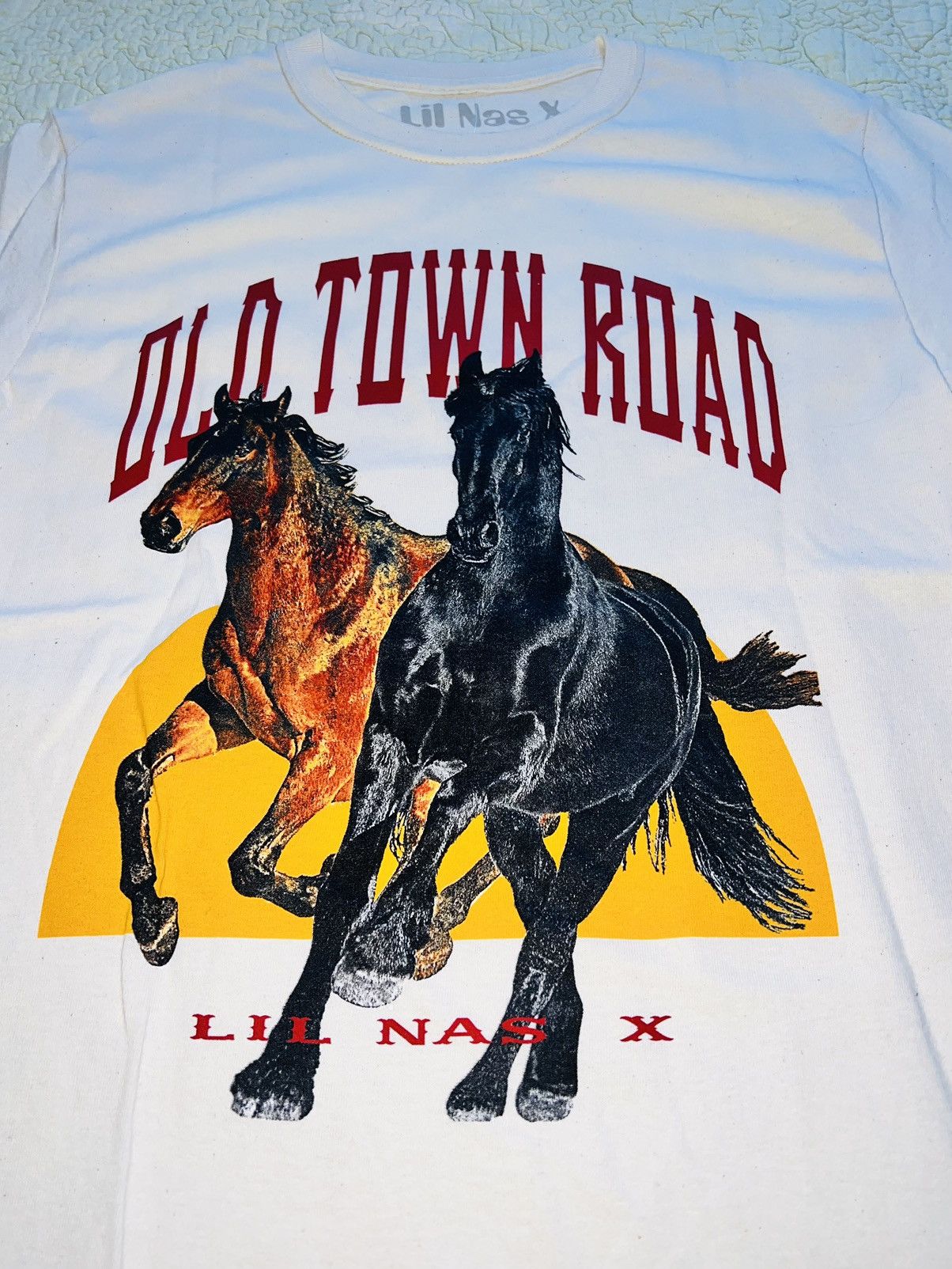 Nas × Rap Tees NEW Old Town Road * Lil Nas X T-shirt Size US S / EU 44-46 / 1 - 1 Thumbnail