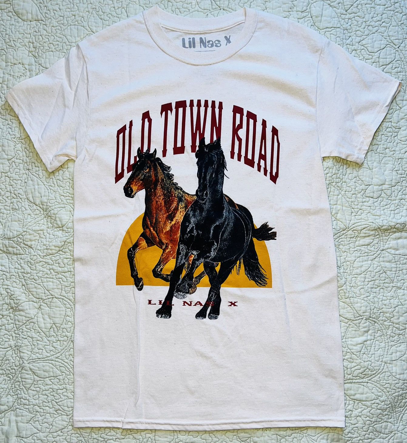 Nas × Rap Tees NEW Old Town Road * Lil Nas X T-shirt Size US S / EU 44-46 / 1 - 3 Thumbnail