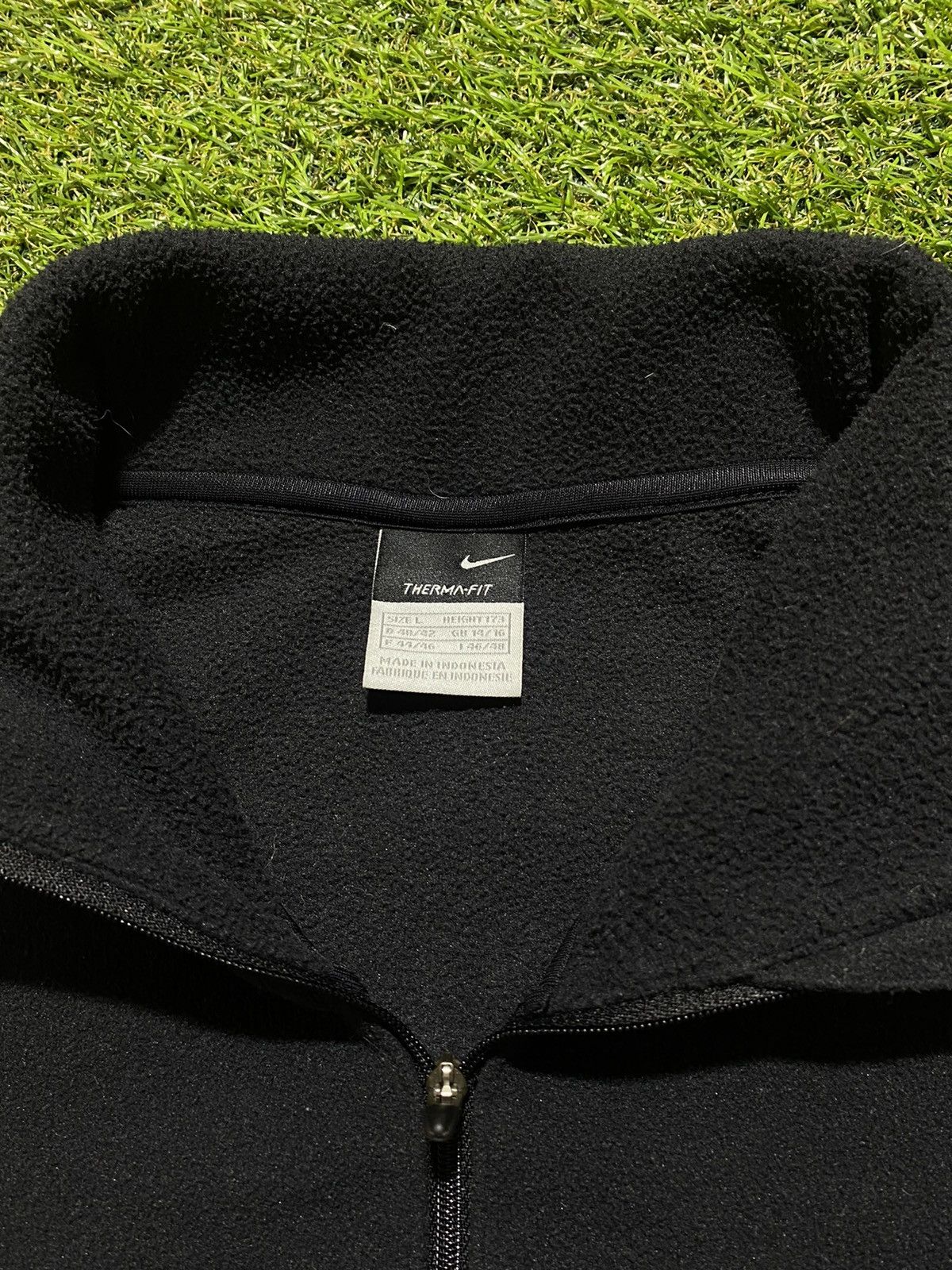 Nike Vintage 90s Nike fleece zip hoodie small swoosh size L Size L / US 10 / IT 46 - 5 Thumbnail
