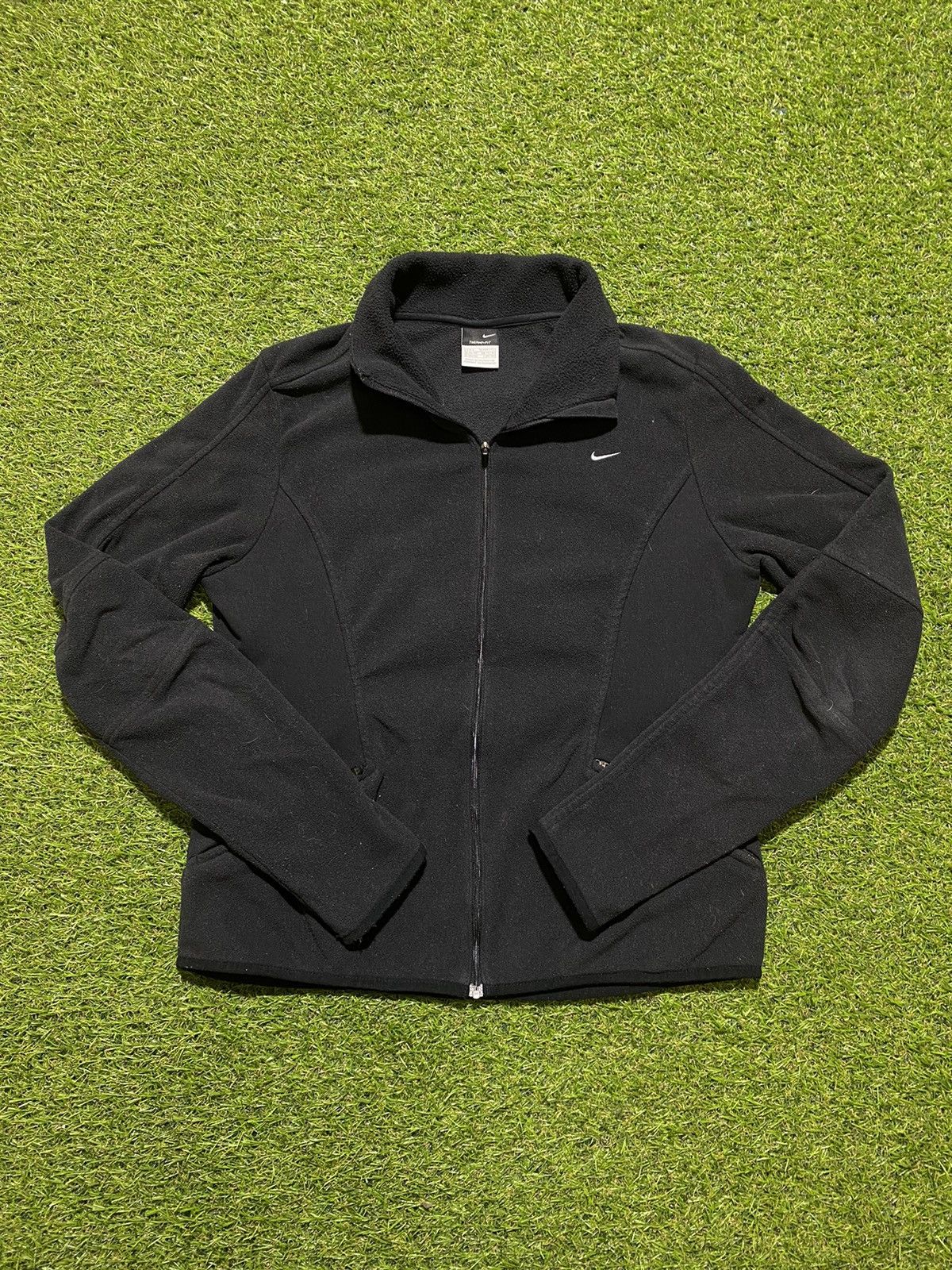 Nike Vintage 90s Nike fleece zip hoodie small swoosh size L Size L / US 10 / IT 46 - 2 Thumbnail