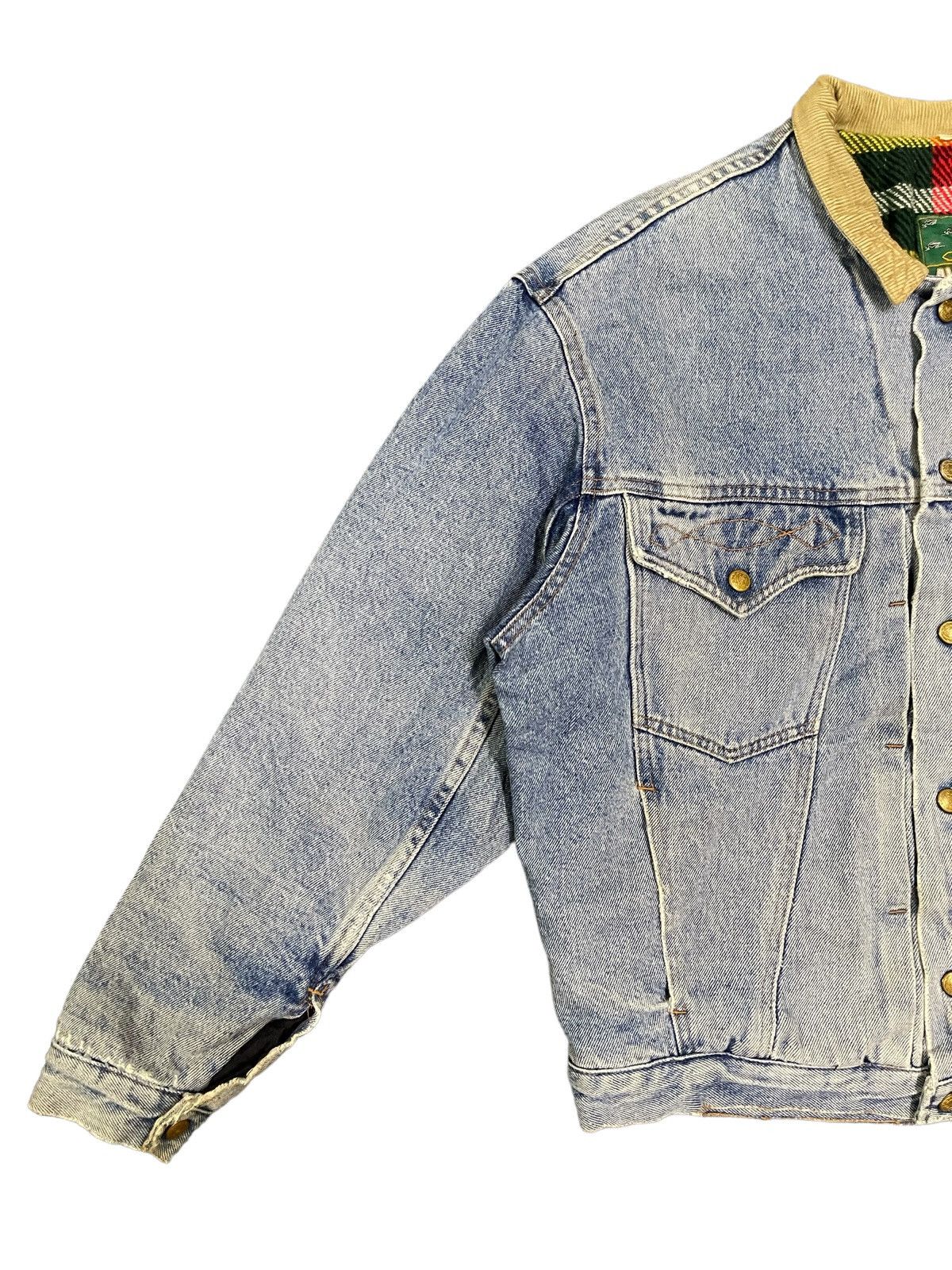 Aviatic Vintage Aviatic Italy Blanket Lined Denim Jacket Size US L / EU 52-54 / 3 - 7 Thumbnail