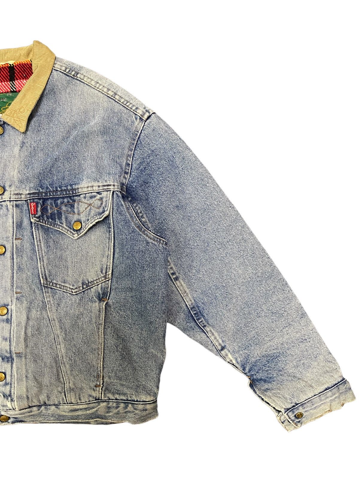 Aviatic Vintage Aviatic Italy Blanket Lined Denim Jacket Size US L / EU 52-54 / 3 - 8 Thumbnail