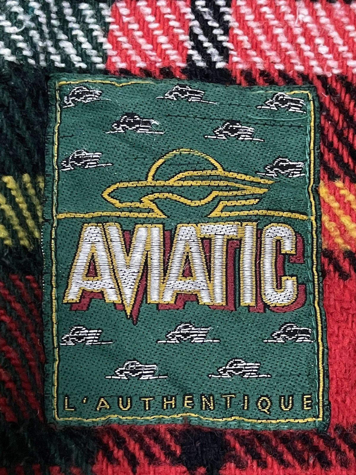 Aviatic Vintage Aviatic Italy Blanket Lined Denim Jacket Size US L / EU 52-54 / 3 - 11 Thumbnail