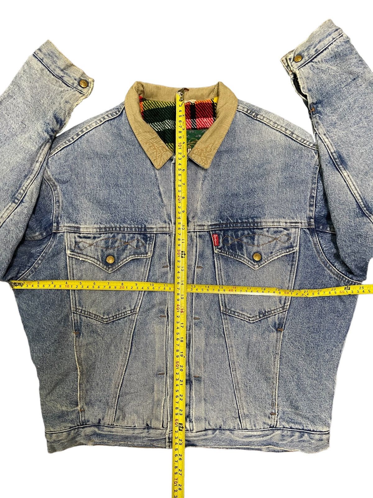 Aviatic Vintage Aviatic Italy Blanket Lined Denim Jacket Size US L / EU 52-54 / 3 - 13 Thumbnail