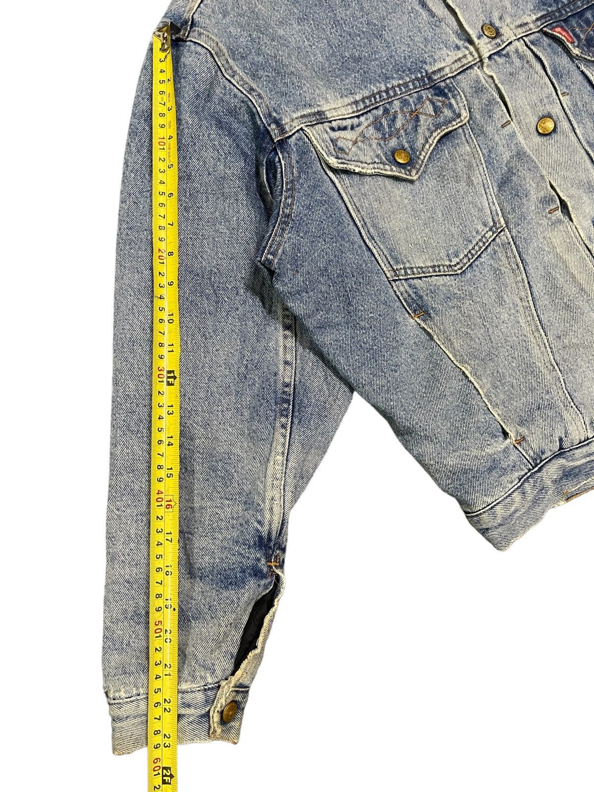 Aviatic Vintage Aviatic Italy Blanket Lined Denim Jacket Size US L / EU 52-54 / 3 - 14 Thumbnail