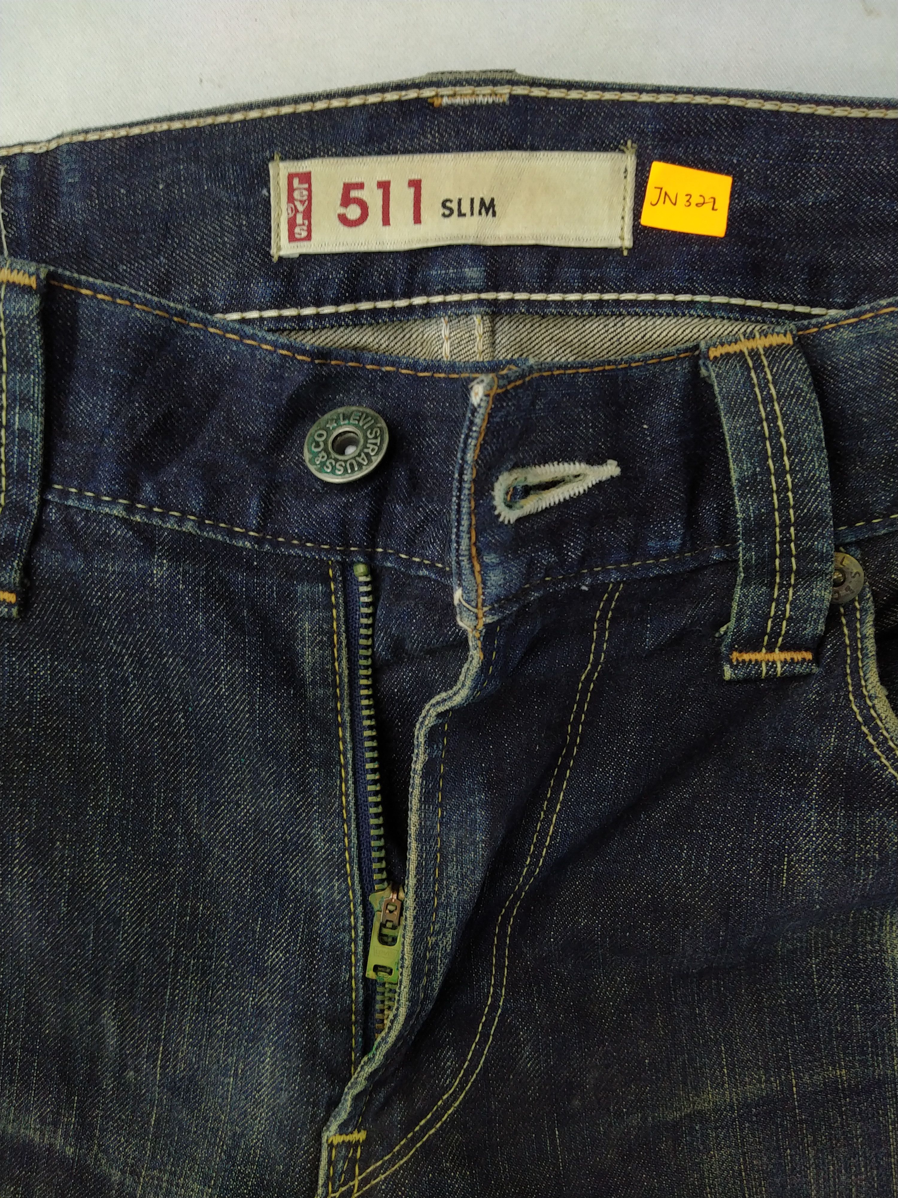 Levi's Dark Blue Levi's 511 Slim 35x31 Denim -JN322 Size US 35 - 7 Thumbnail