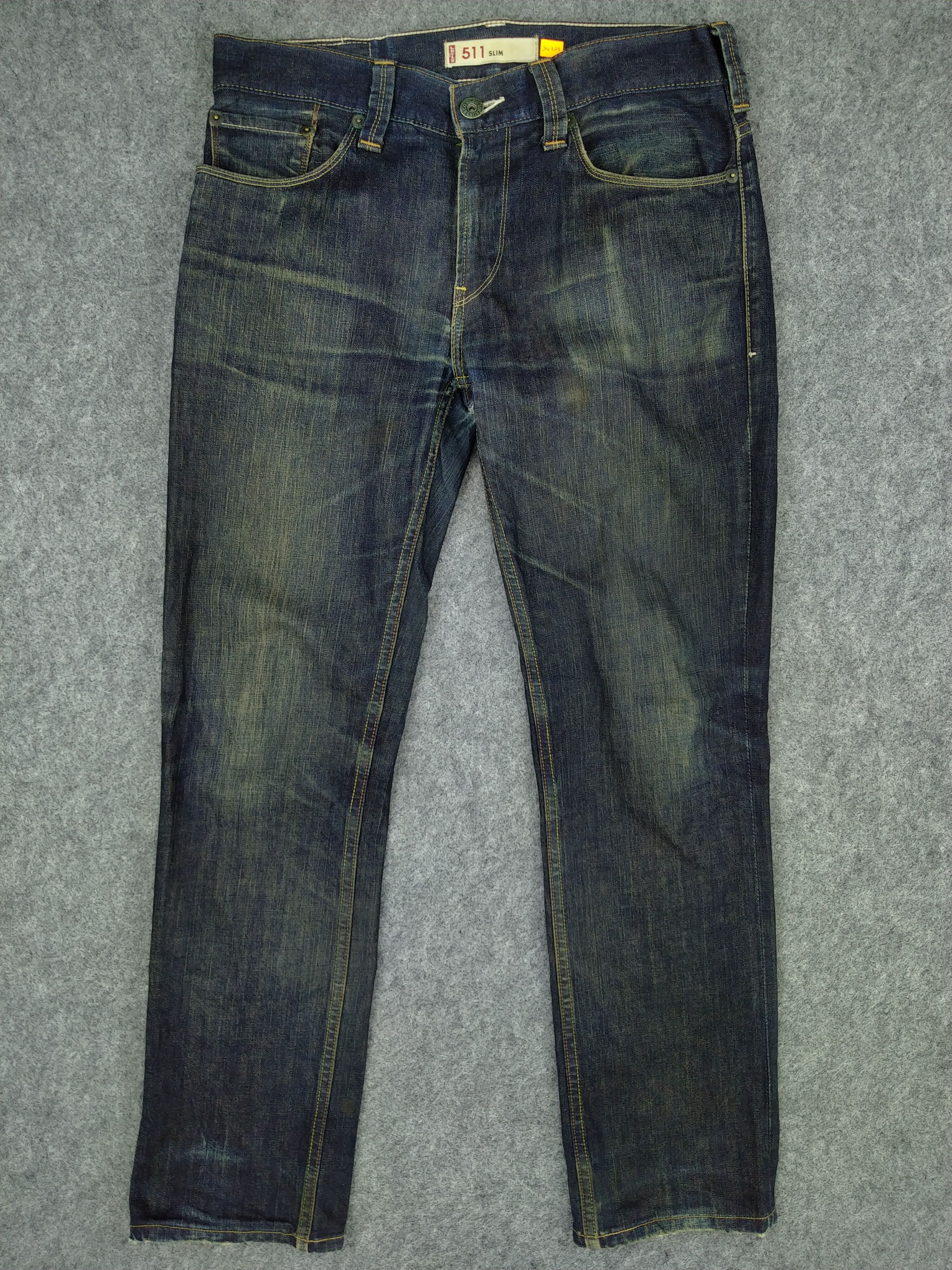 Levi's Dark Blue Levi's 511 Slim 35x31 Denim -JN322 Size US 35 - 1 Thumbnail