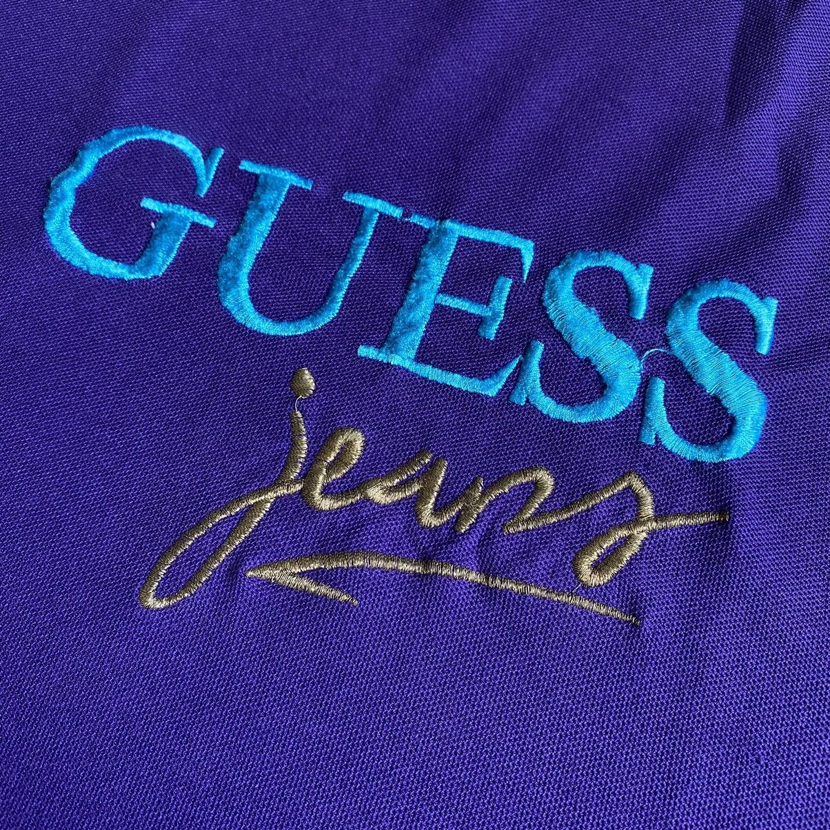 Guess Vintage 1990s Guess Jeans Original Embroidery Ringer T Shirt Size US XL / EU 56 / 4 - 3 Thumbnail