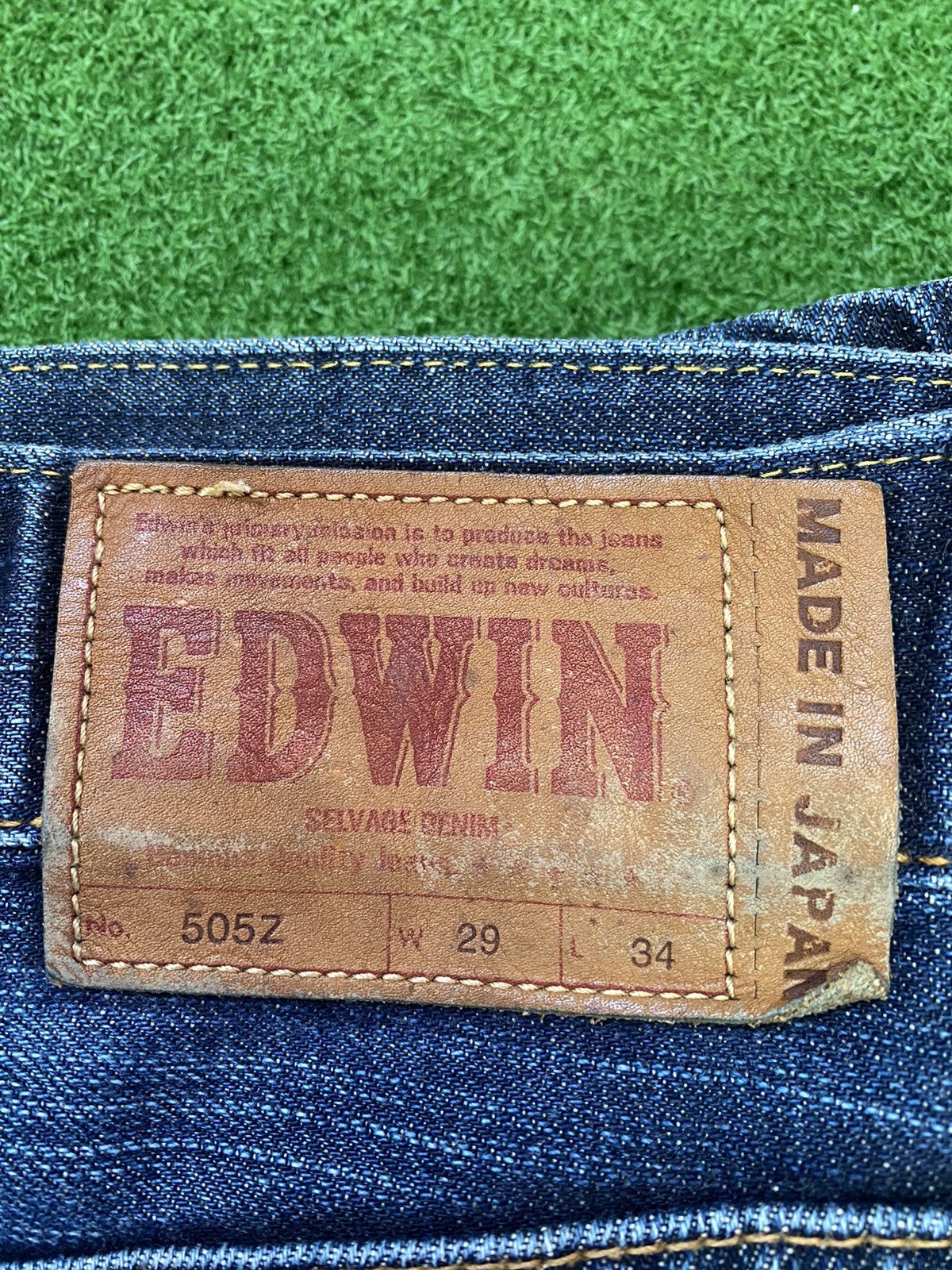 Edwin EDWIN 505z SIZE 29, SELAVGE DENIM Size US 29 - 14 Thumbnail