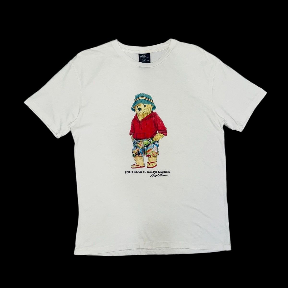 Polo Ralph Lauren × Ralph Lauren × Vintage Polo Bear By Ralph Lauren T Shirt Size US L / EU 52-54 / 3 - 2 Thumbnail